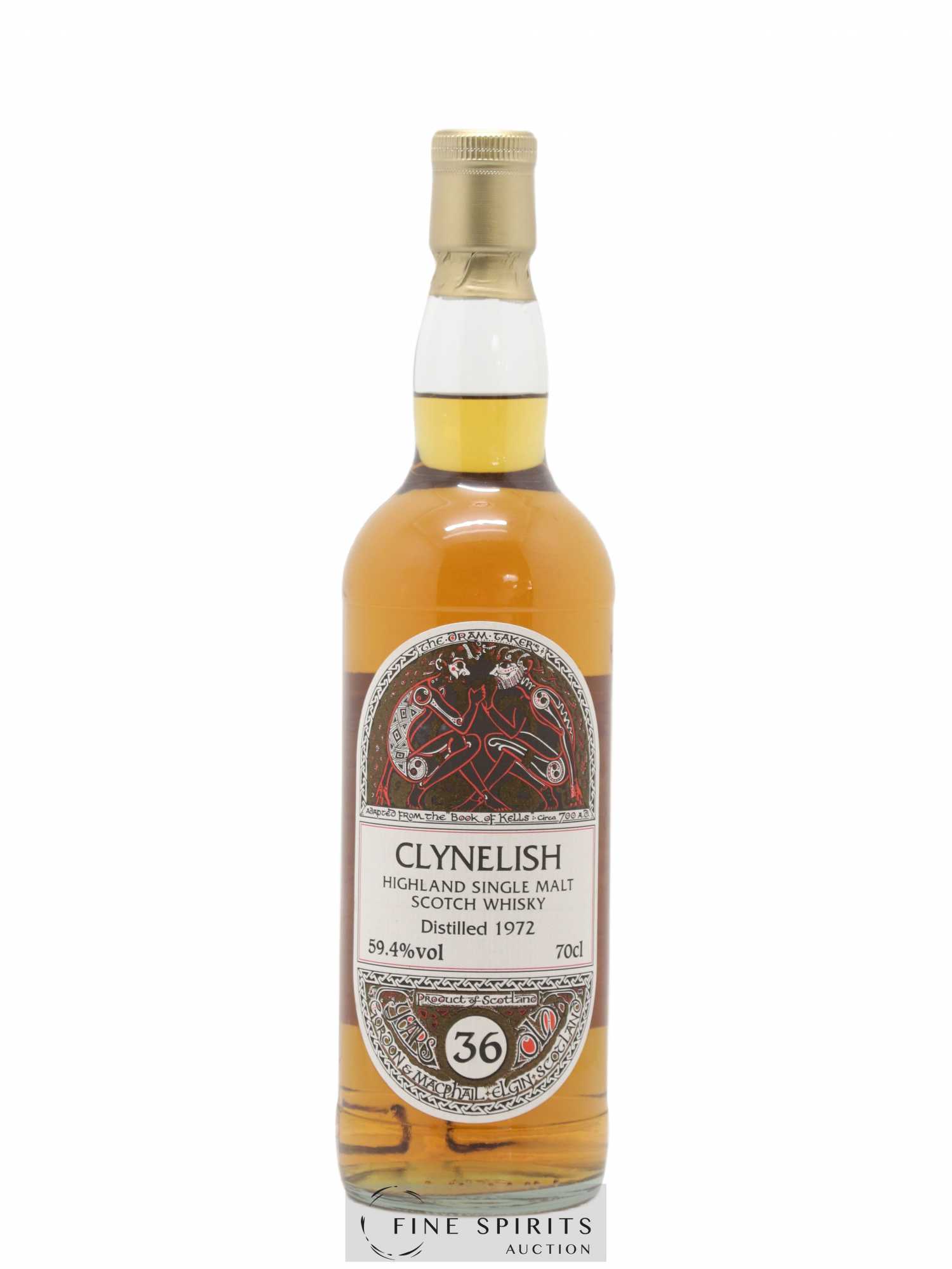 Clynelish 36 years 1972 Gordon & MacPhail The Dram Taker's Refill Sherry Hogshead Cask n°14301 - Bottled 2009 LMDW - Lot de 1 bouteille - 1
