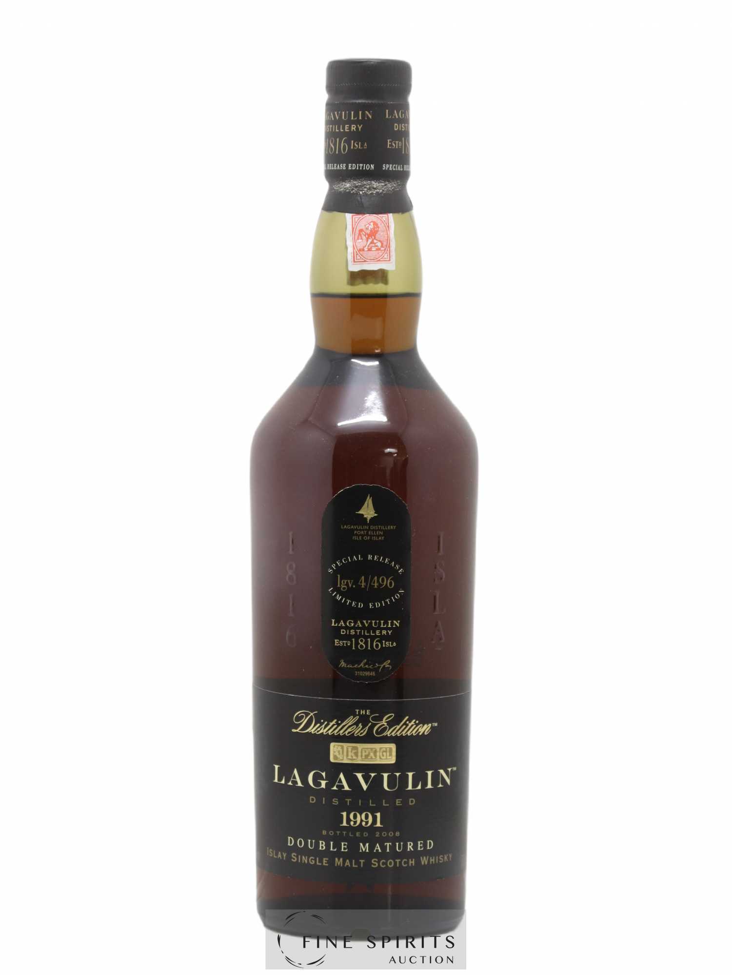 Lagavulin 1991 Of. The Distillers Edition lgv.4-496 - bottled 2008 Special Release - Limited Edition - Posten von 1 Flasche - 1