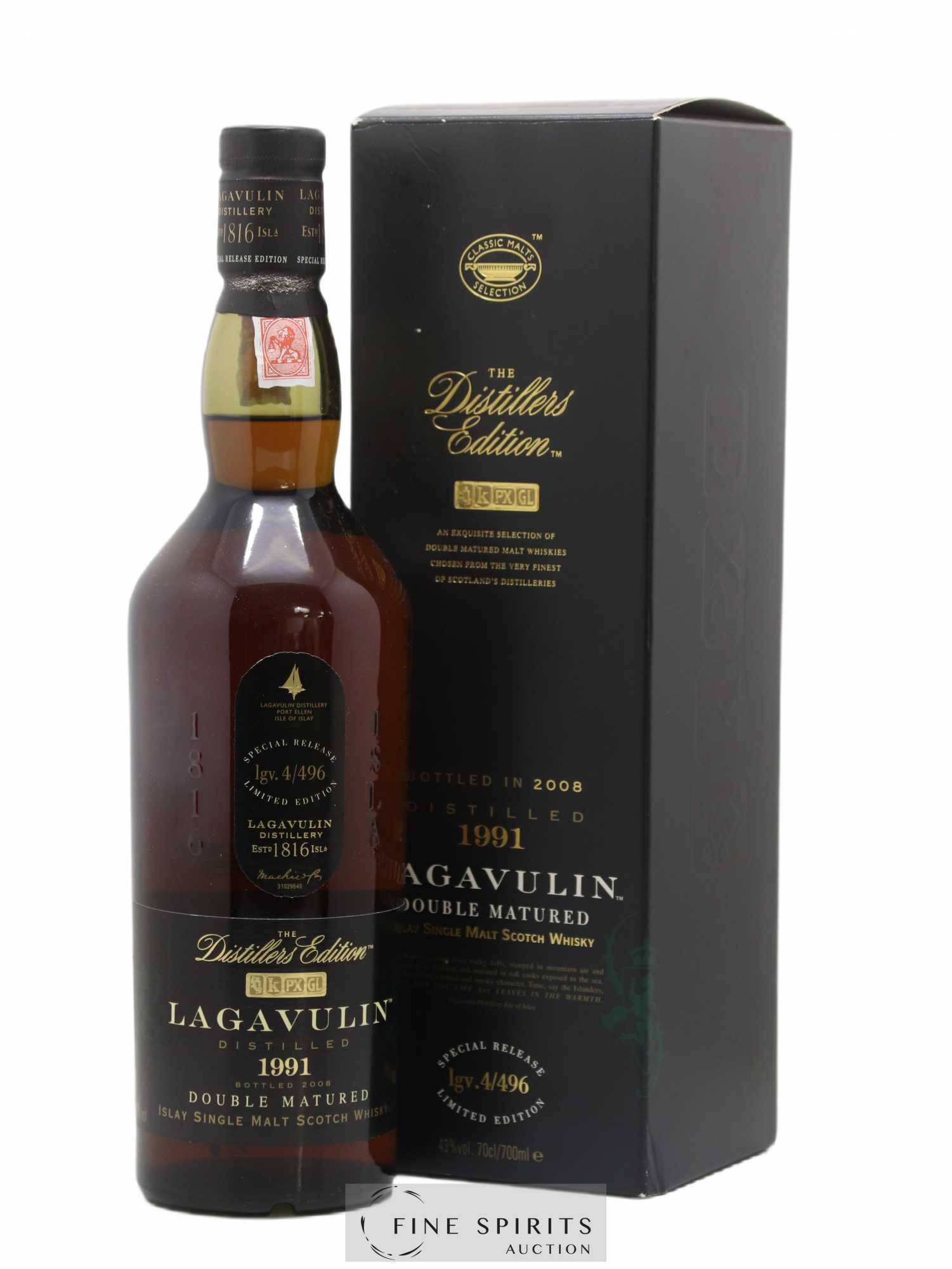 Lagavulin 1991 Of. The Distillers Edition lgv.4-496 - bottled 2008 Special Release - Limited Edition - Posten von 1 Flasche - 0