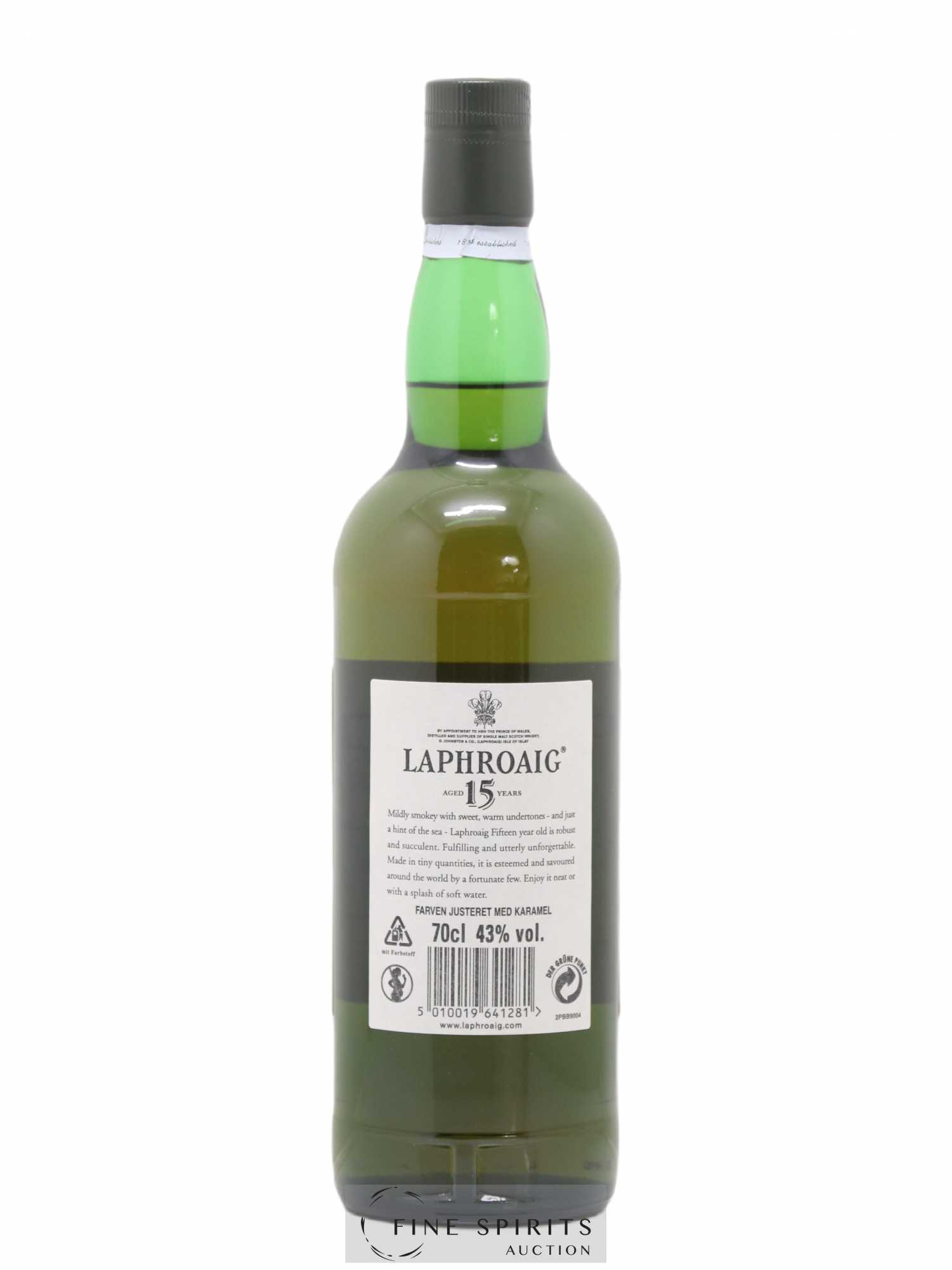 Laphroaig 15 years Of. - Lot de 1 bouteille - 2