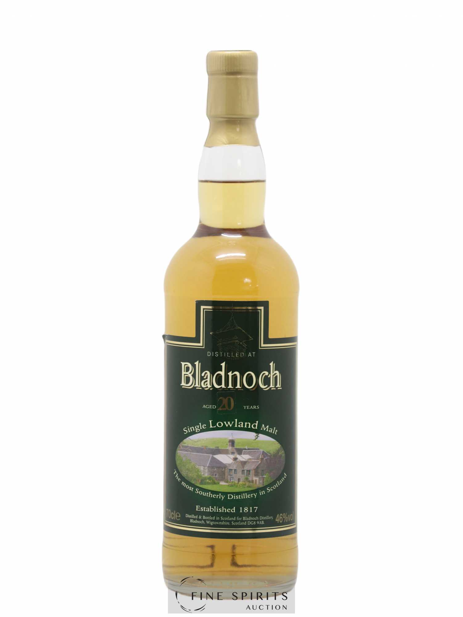 Bladnoch 20 years Of. - Lot de 1 bouteille - 1