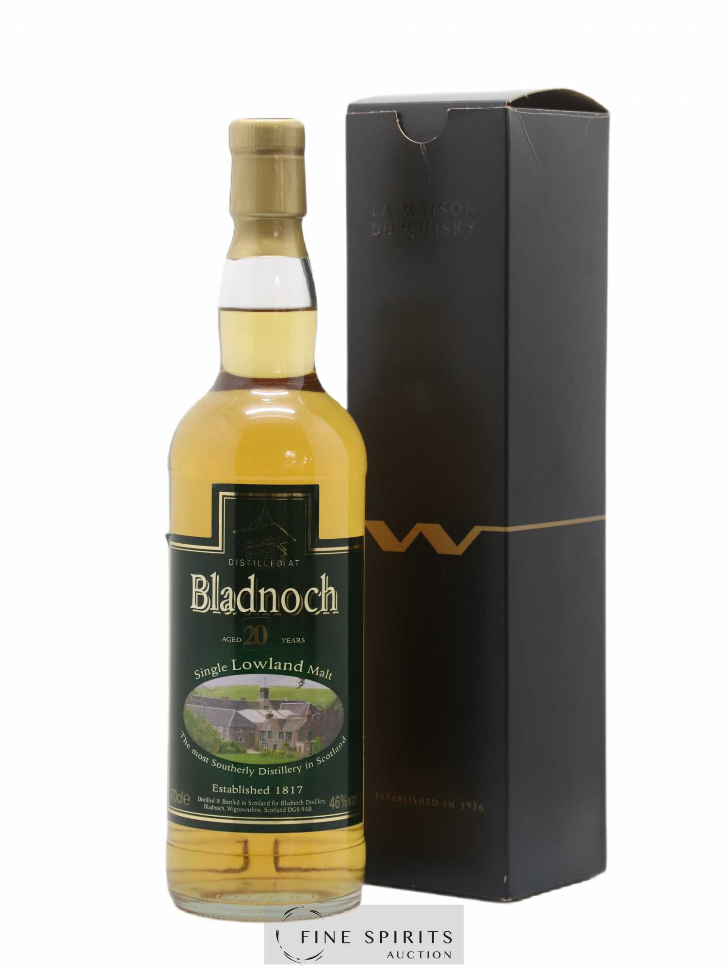 Bladnoch 20 years Of. - Lot de 1 bouteille - 0
