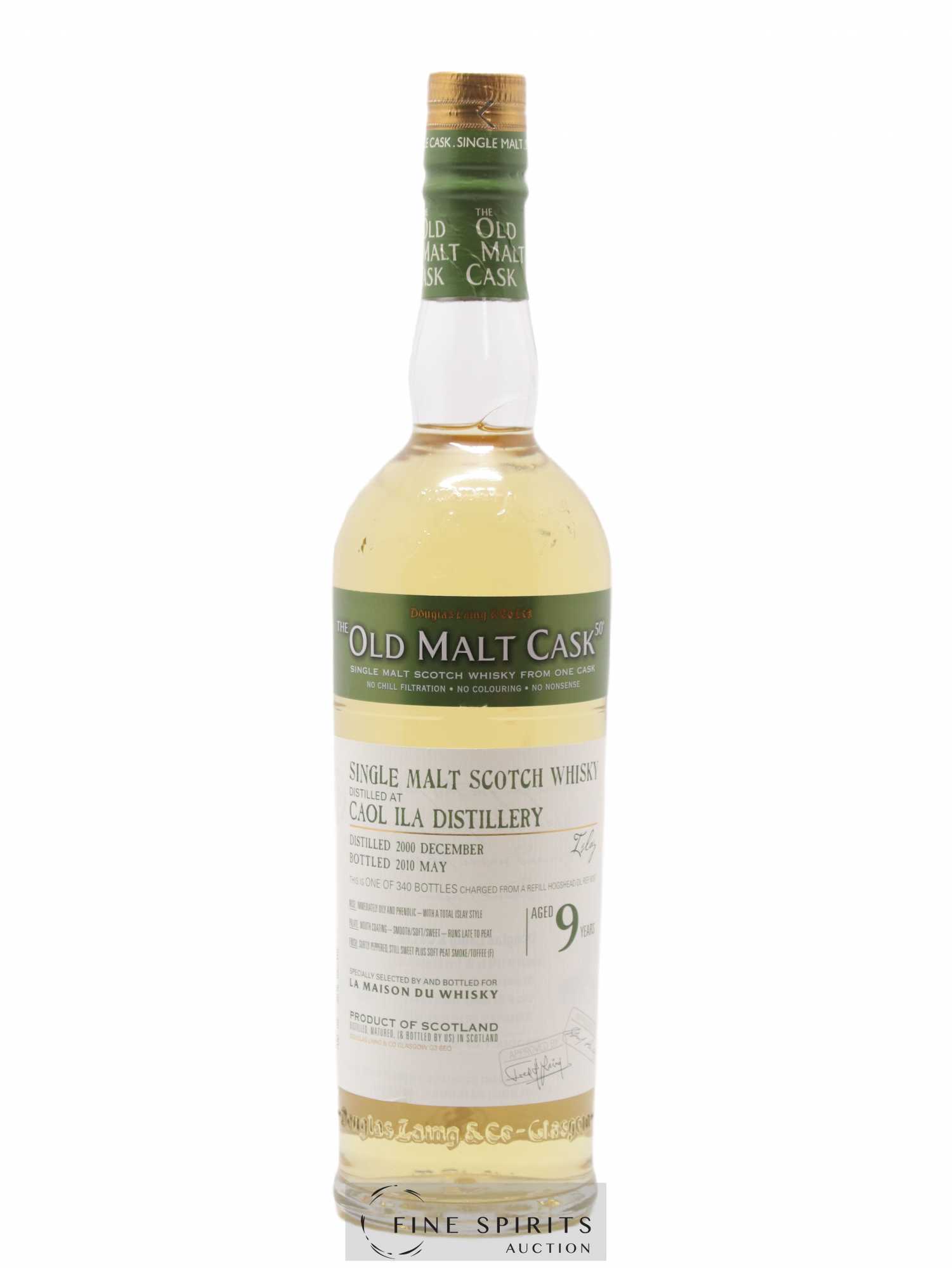 Caol Ila 2000 Douglas Laing Hogshead DL REF6097 - One of 340 - bottled 2010 The Old Malt Cask - Lot of 1 bottle - 1