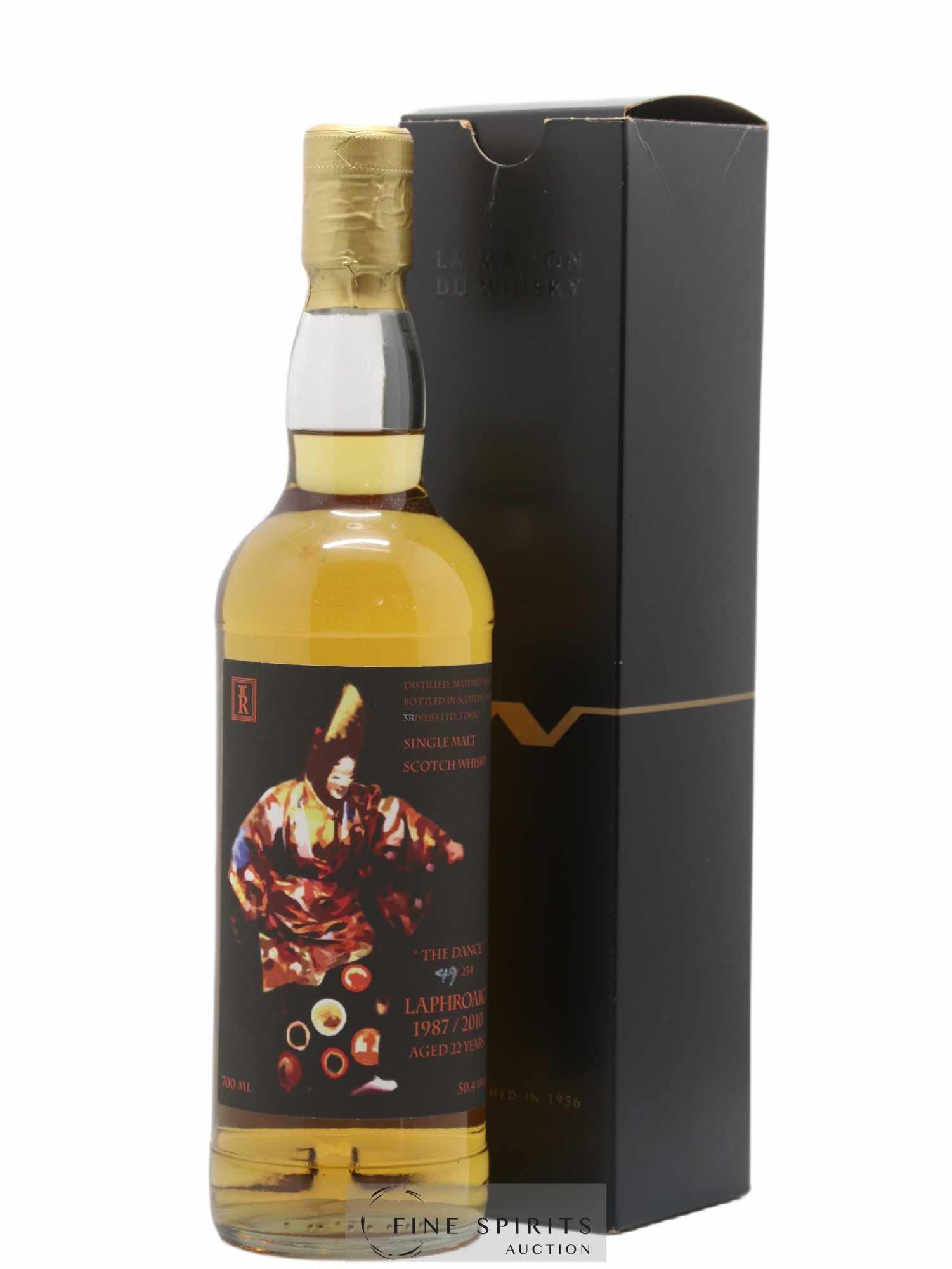 Laphroaig 22 years 1987 Of. The Dance Cask n°5094 - One of 234 - bottled 2010 3Rivers Ltd - Lot de 1 bouteille - 0