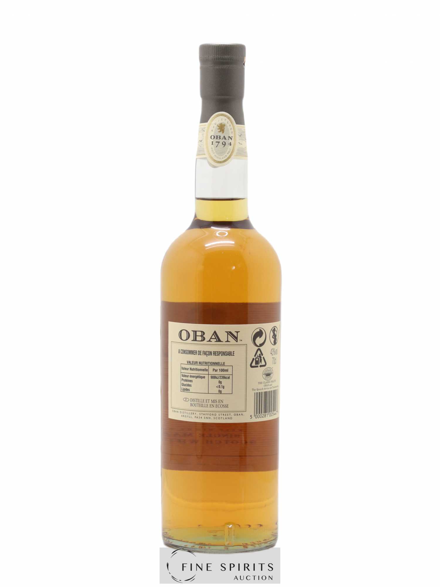 Oban 14 years Of. - Lot de 1 bouteille - 2