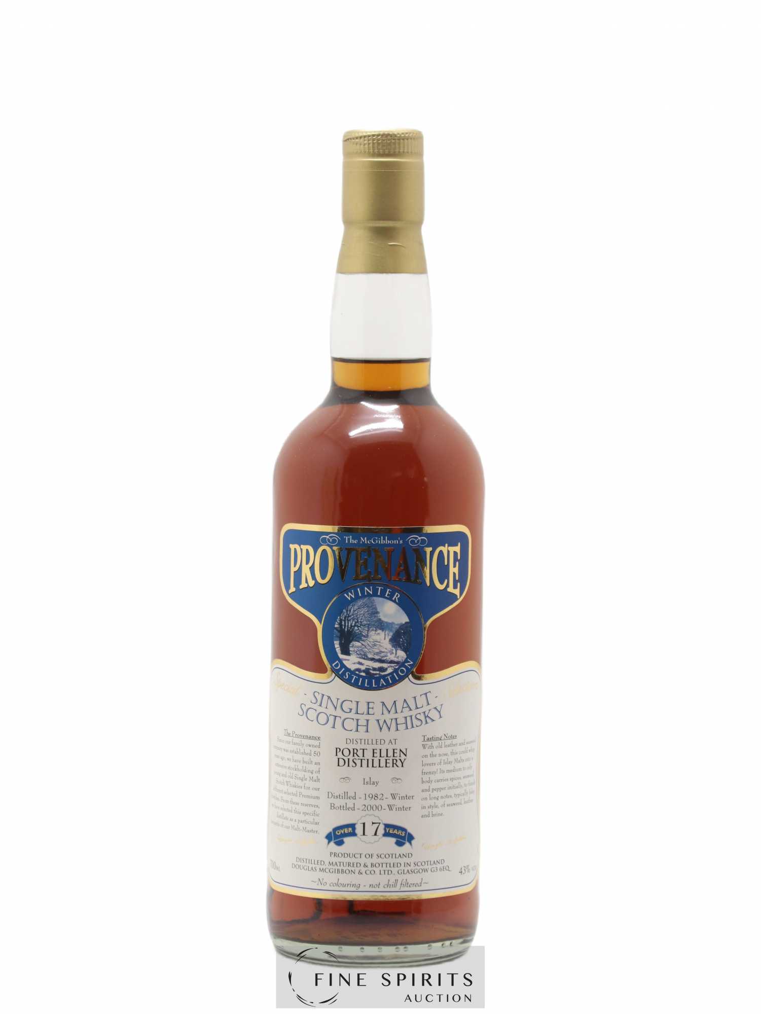 Port Ellen 17 years 1982 Douglas McGibbon Provenance Winter Distillation - bottled 2000 Special Selection - Lot de 1 bouteille - 1