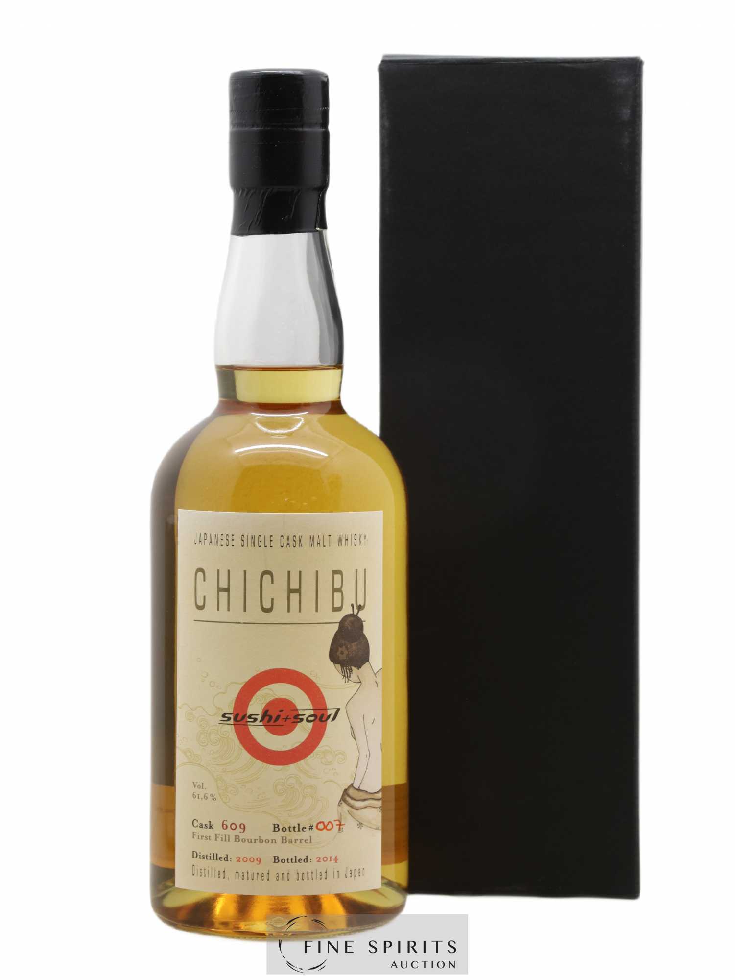 Chichibu 2009 Of. Sushi - Soul Cask n°609 - bottled 2014 - Lot de 1 bouteille - 0
