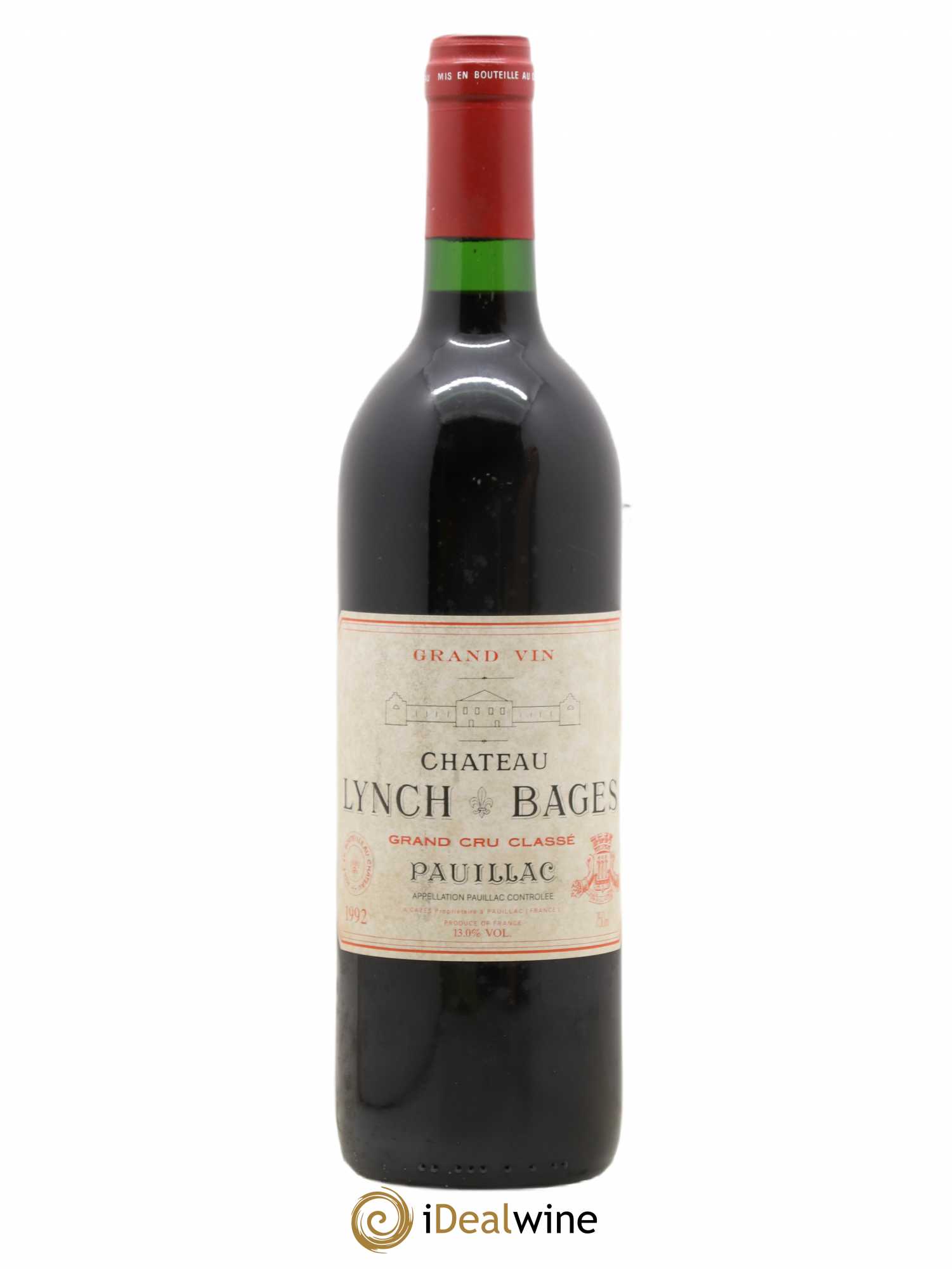 Château Lynch Bages 5ème Grand Cru Classé 1992 - Lot de 1 bouteille - 0