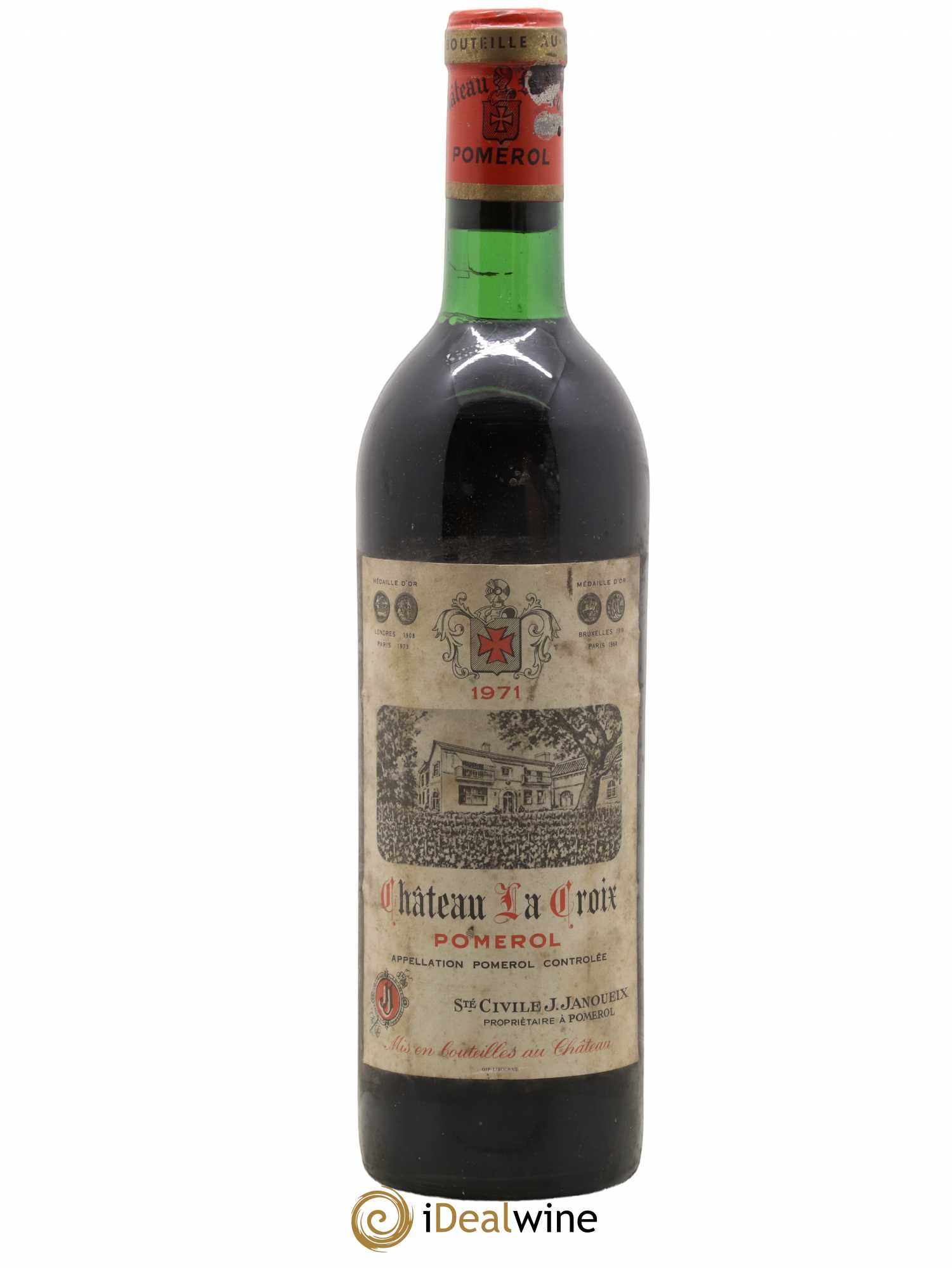 Château la Croix 1971 - Lot de 1 bouteille - 0