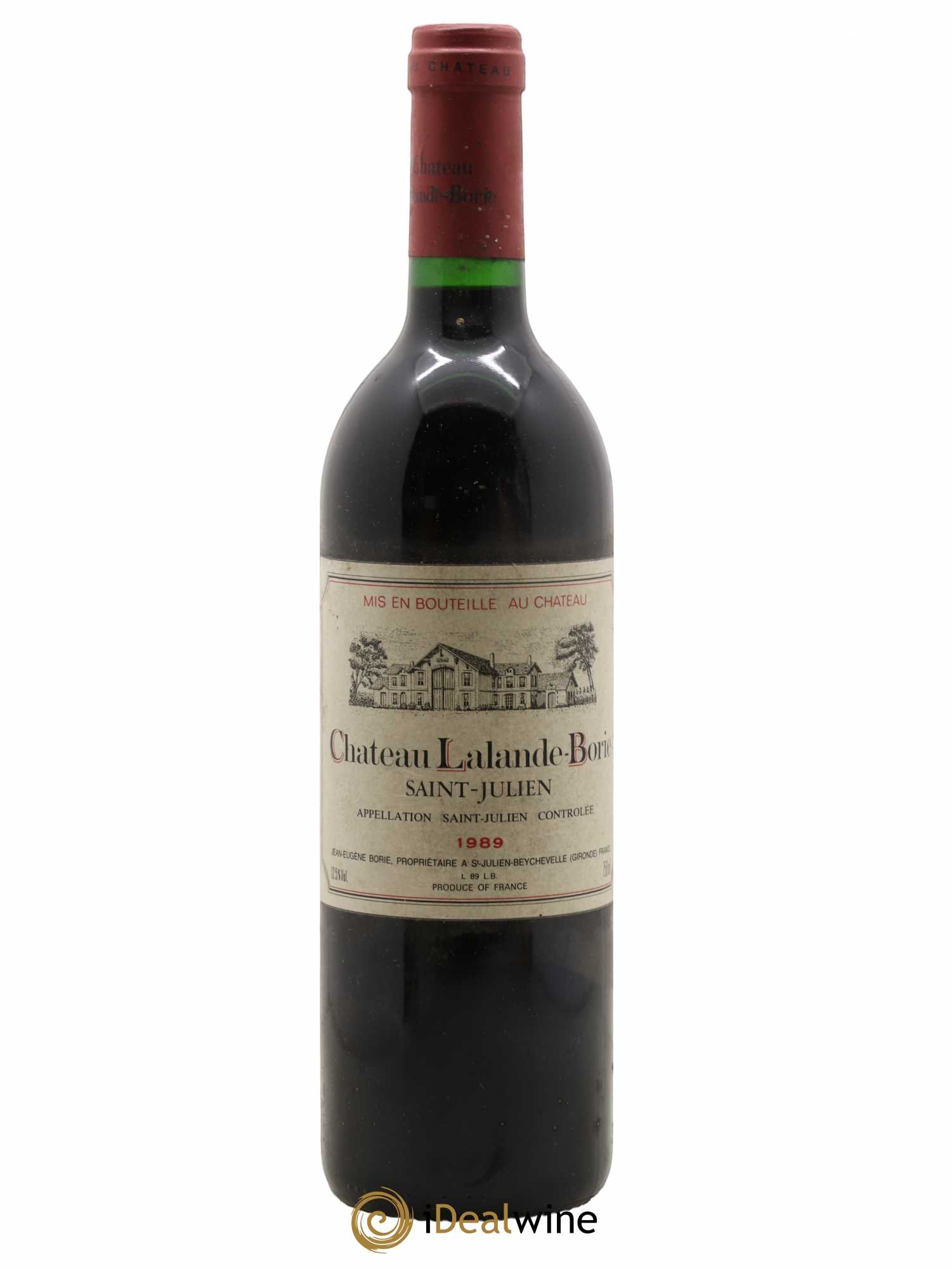 Château Lalande Borie 1989 - Lot de 1 bouteille - 0