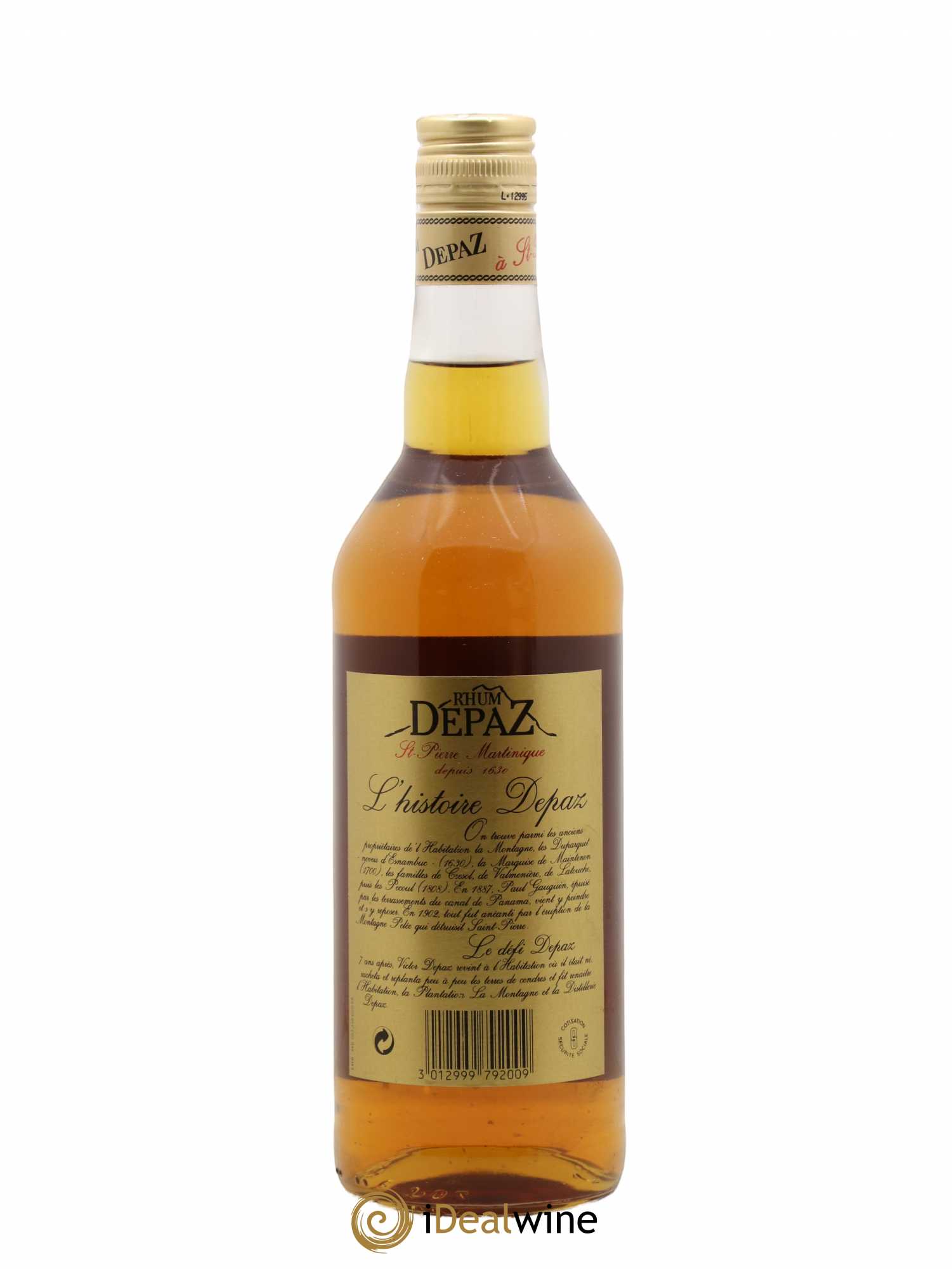 Rhum La montagne Pelée Depaz 1979 - Posten von 1 Flasche - 1