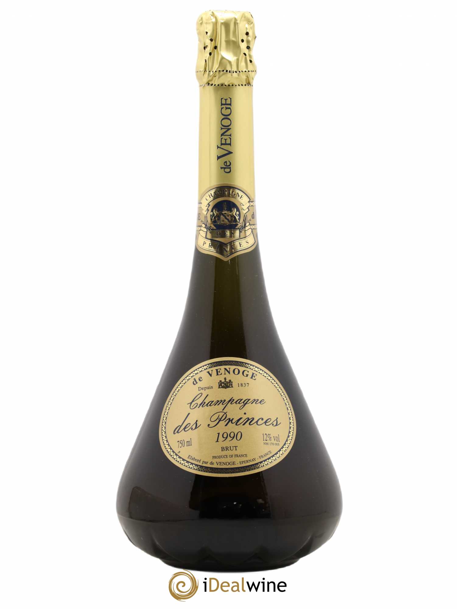 Cuvée des Princes De Venoge 1990 - Lot de 1 bouteille - 0