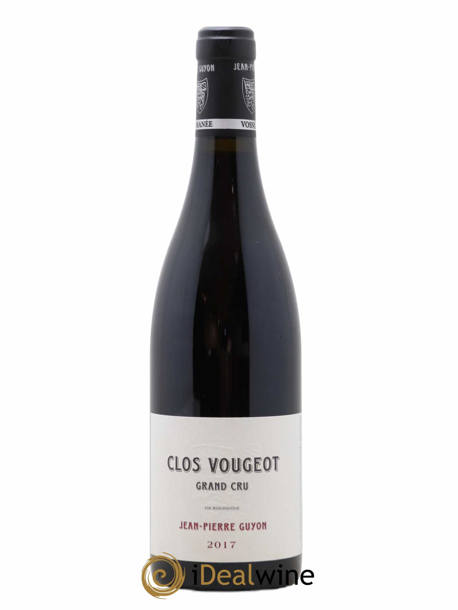 Clos de Vougeot Grand Cru Jean-Pierre Guyon 2017 - Lot de 1 bouteille - 0