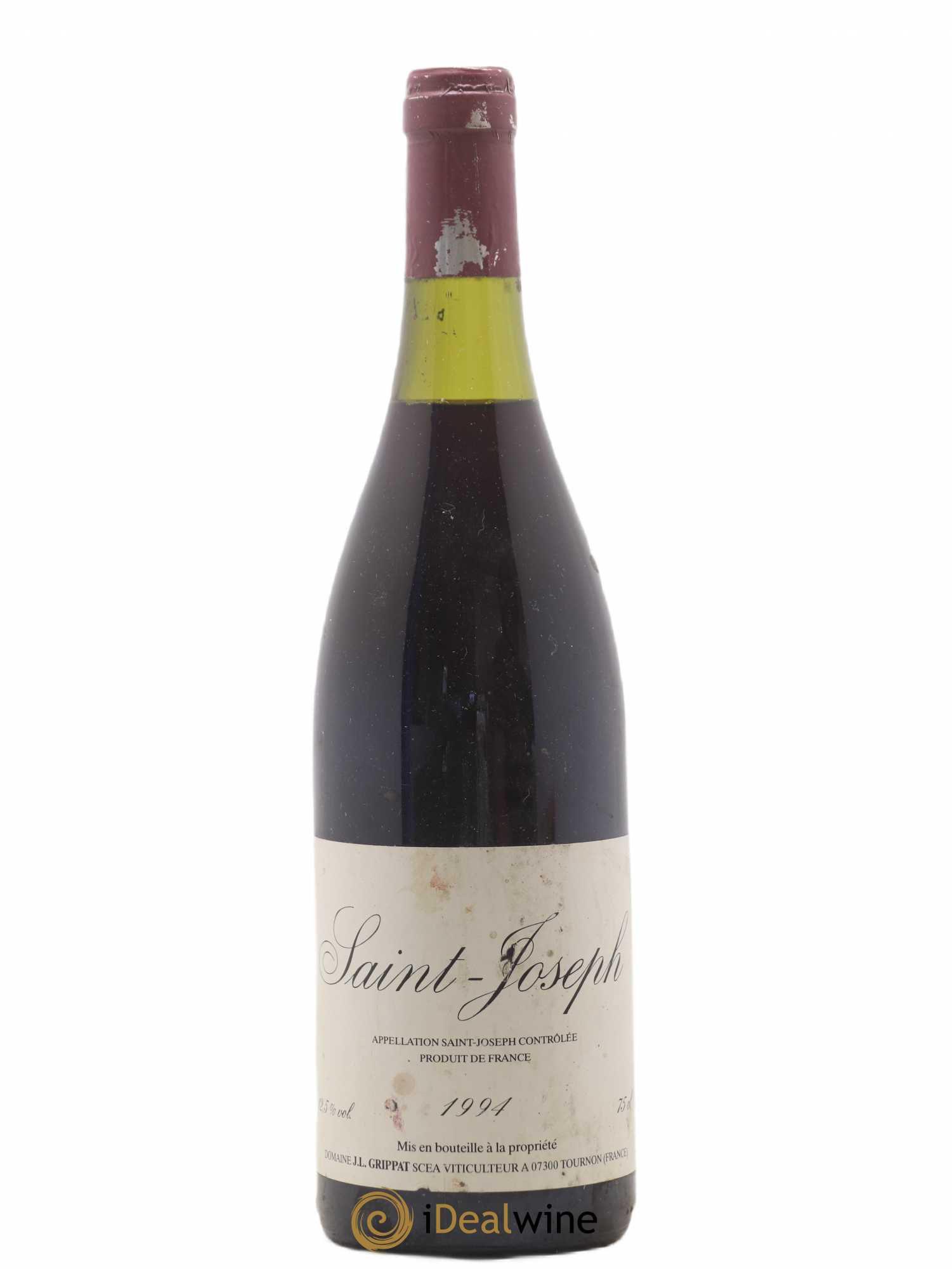 Saint-Joseph Vignes de l'Hospice Jean-Louis Grippat 1994 - Lot de 1 bouteille - 0