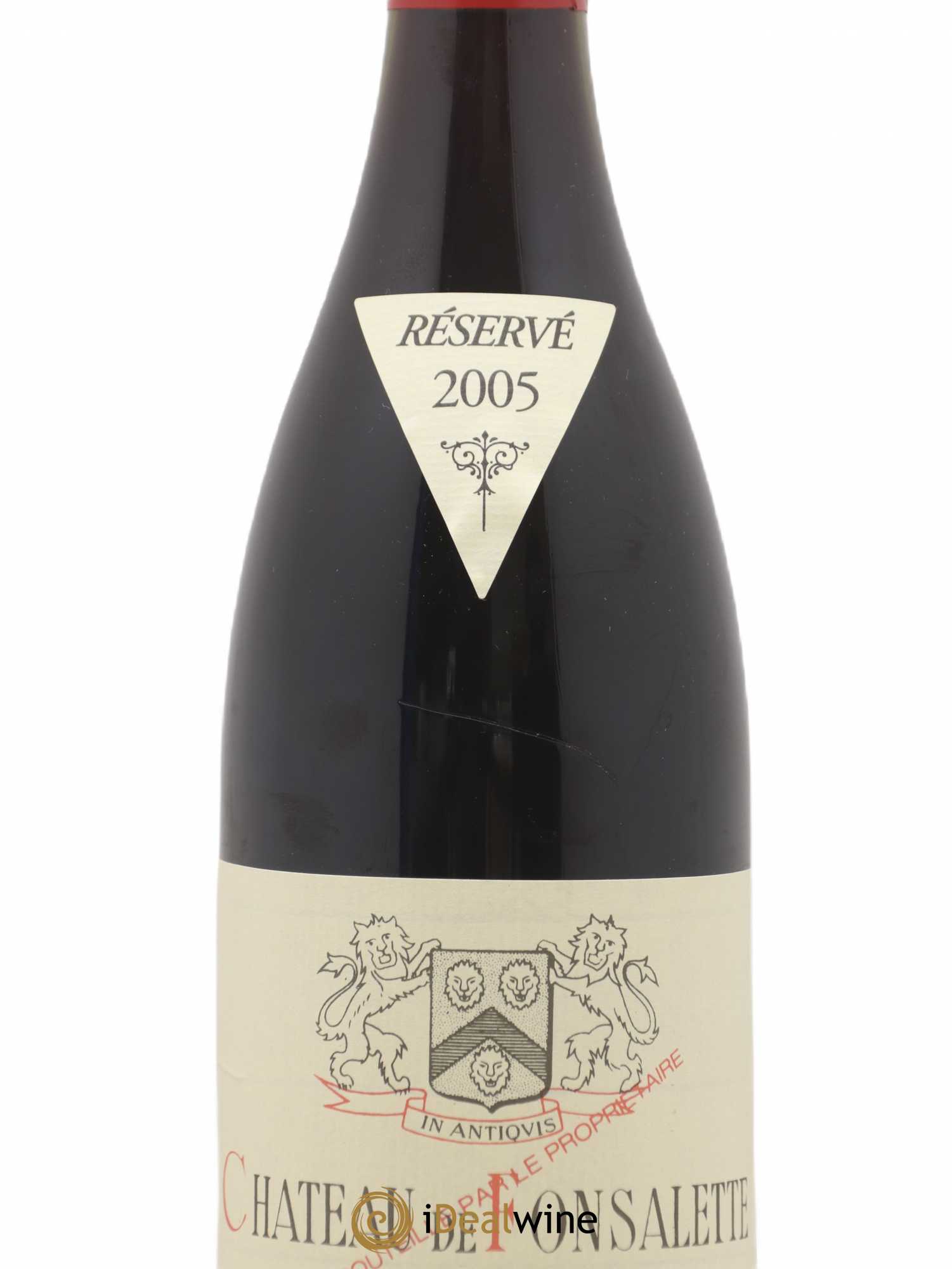 Côtes-du-Rhône Château de Fonsalette Emmanuel Reynaud 2005 - Lot de 1 bouteille - 1
