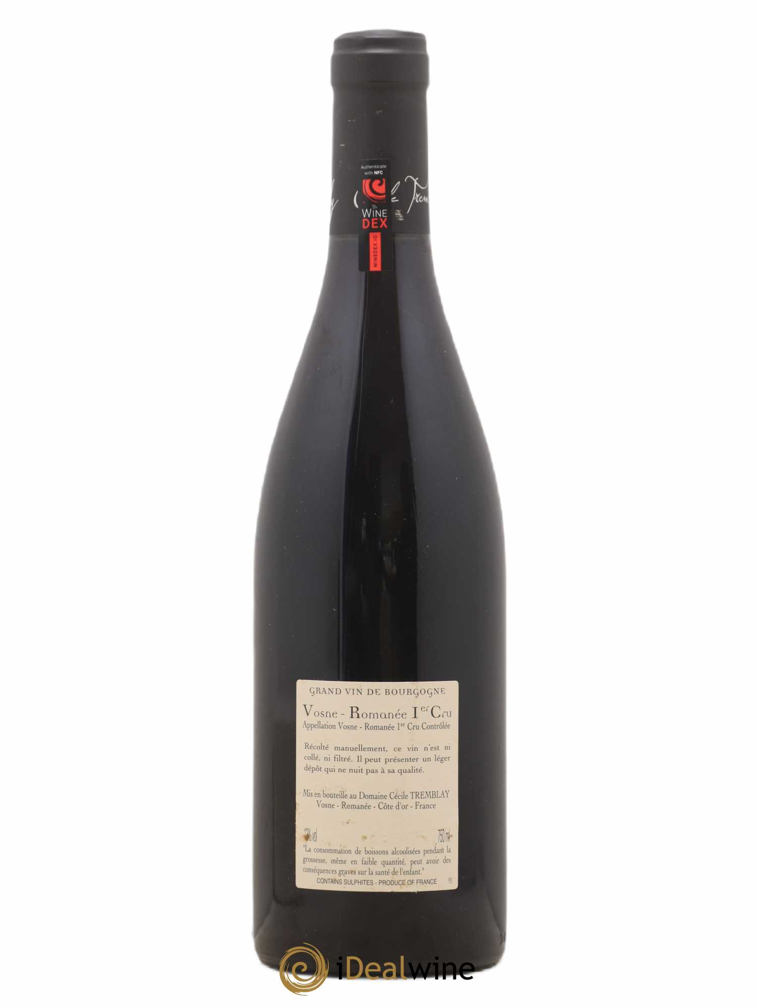 Vosne-Romanée 1er Cru Les Beaumonts (ou Beaux Monts) Cécile Tremblay 2017 - Lot de 1 bouteille - 1
