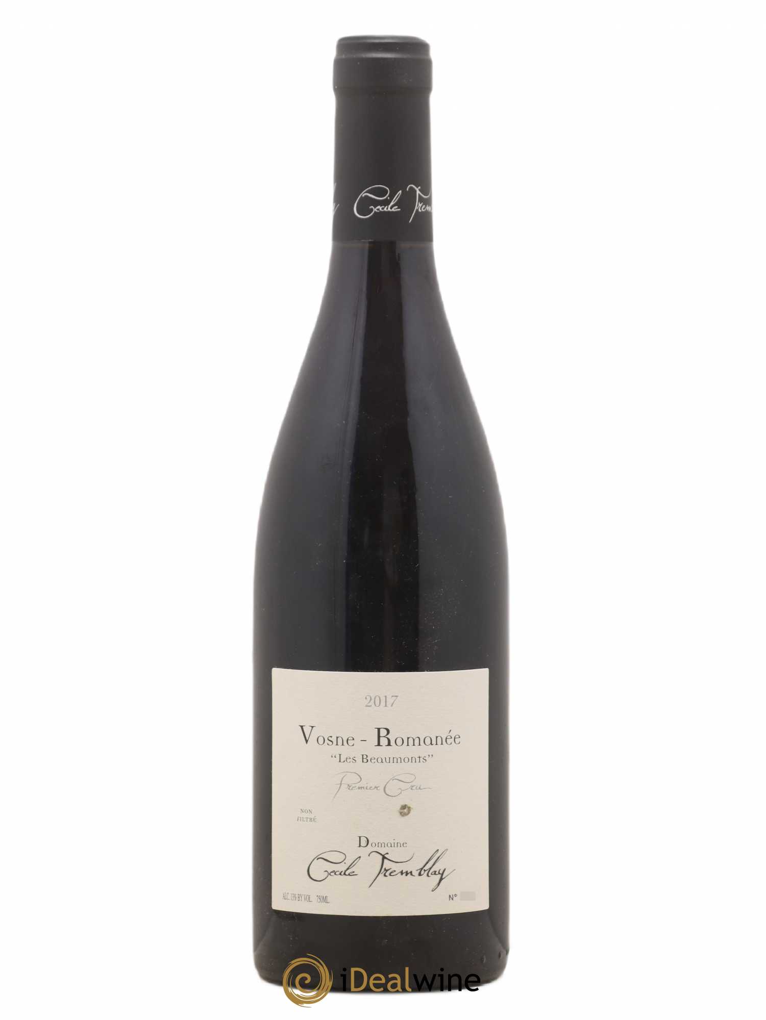 Vosne-Romanée 1er Cru Les Beaumonts (ou Beaux Monts) Cécile Tremblay 2017 - Lot de 1 bouteille - 0