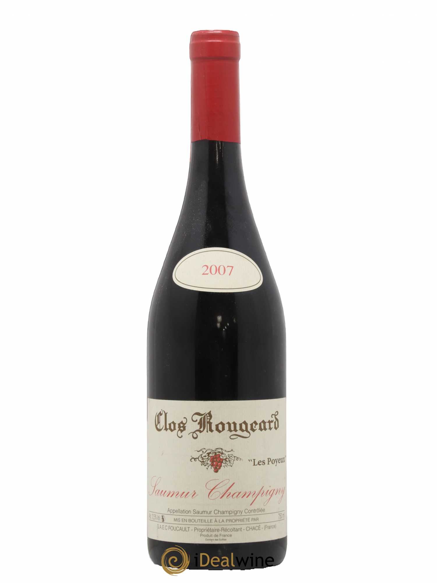 Saumur-Champigny Les Poyeux Clos Rougeard 2007 - Lot de 1 bouteille - 0