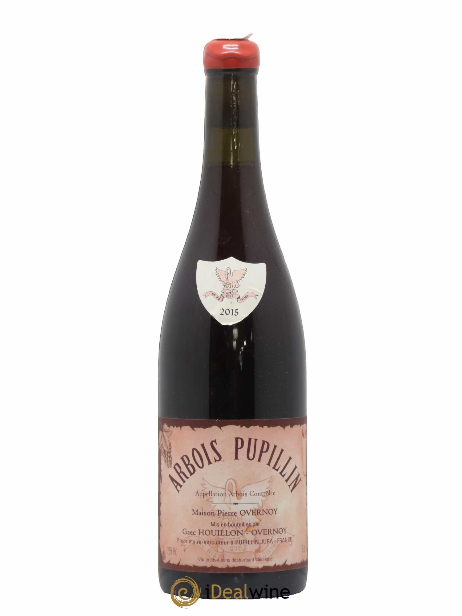 Arbois-Pupillin Poulsard (cire rouge) Overnoy-Houillon (Domaine) 2015 - Lot de 1 bouteille - 0