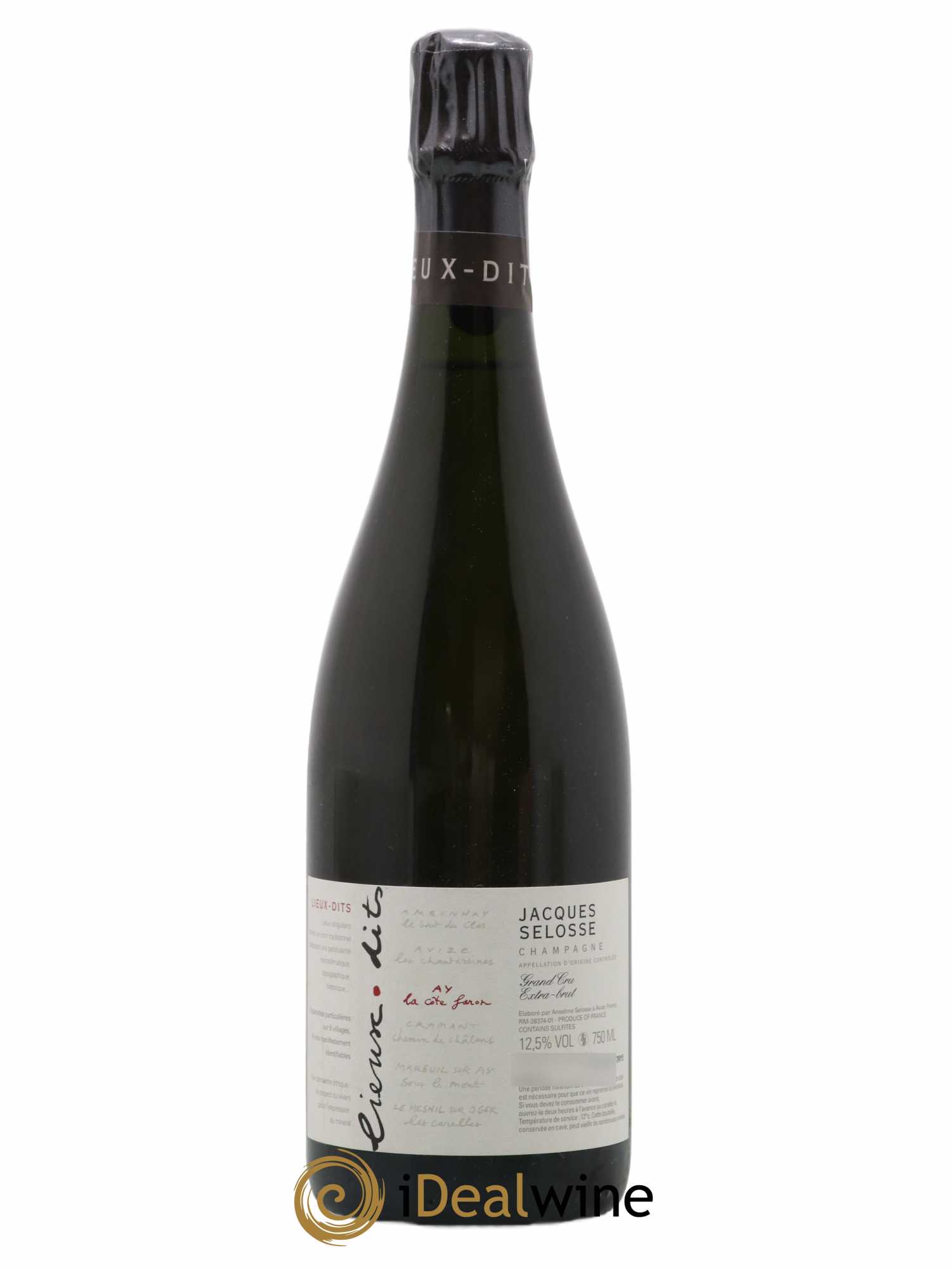La Côte Faron Blanc de Noirs Grand Cru Extra-Brut Jacques Selosse - Lot de 1 bouteille - 0