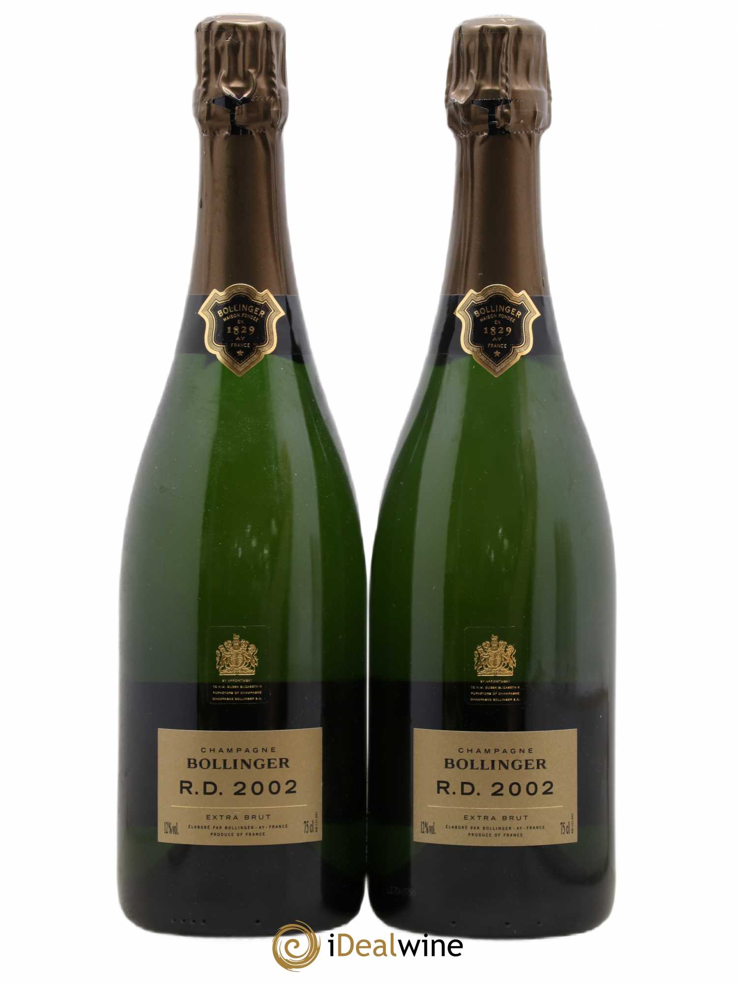 R.D. Extra-Brut Bollinger 2002 - Lot de 2 bouteilles - 0