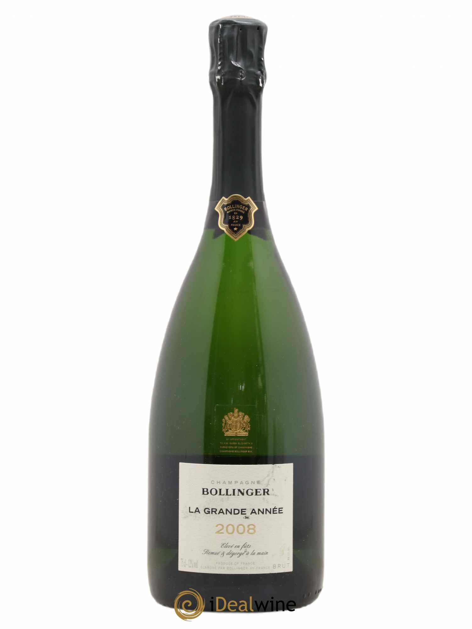 La Grande Année Brut Bollinger 2008 - Lot de 1 bouteille - 0