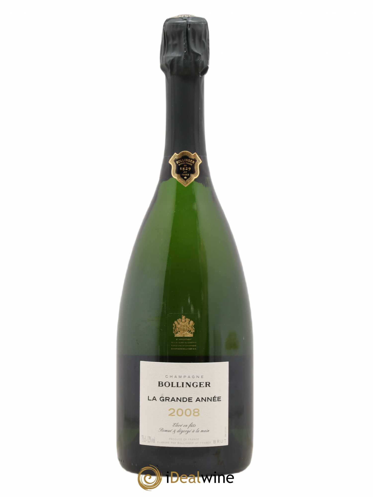 La Grande Année Brut Bollinger 2008 - Lot de 1 bouteille - 0