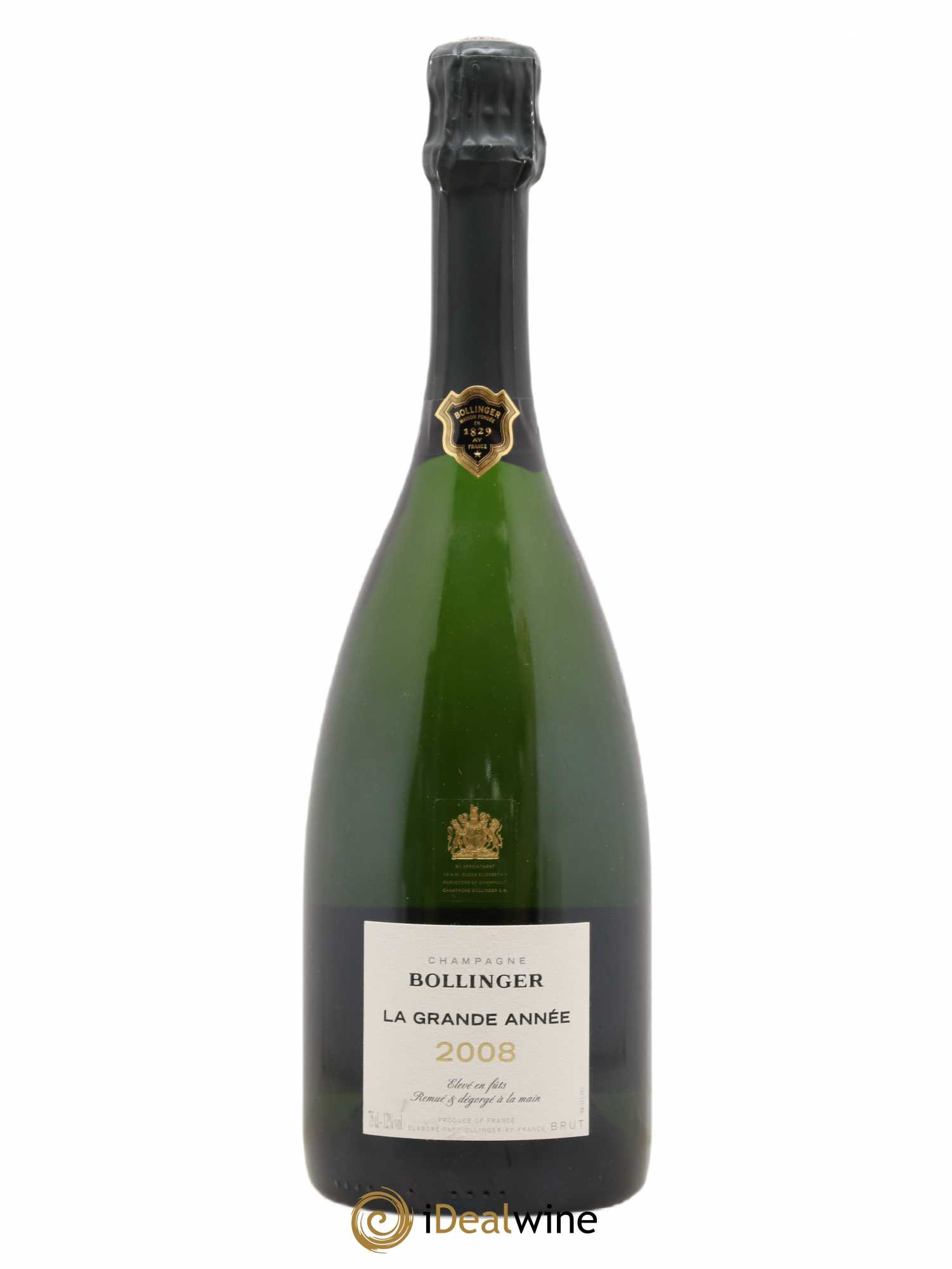 La Grande Année Brut Bollinger 2008 - Lot de 1 bouteille - 0