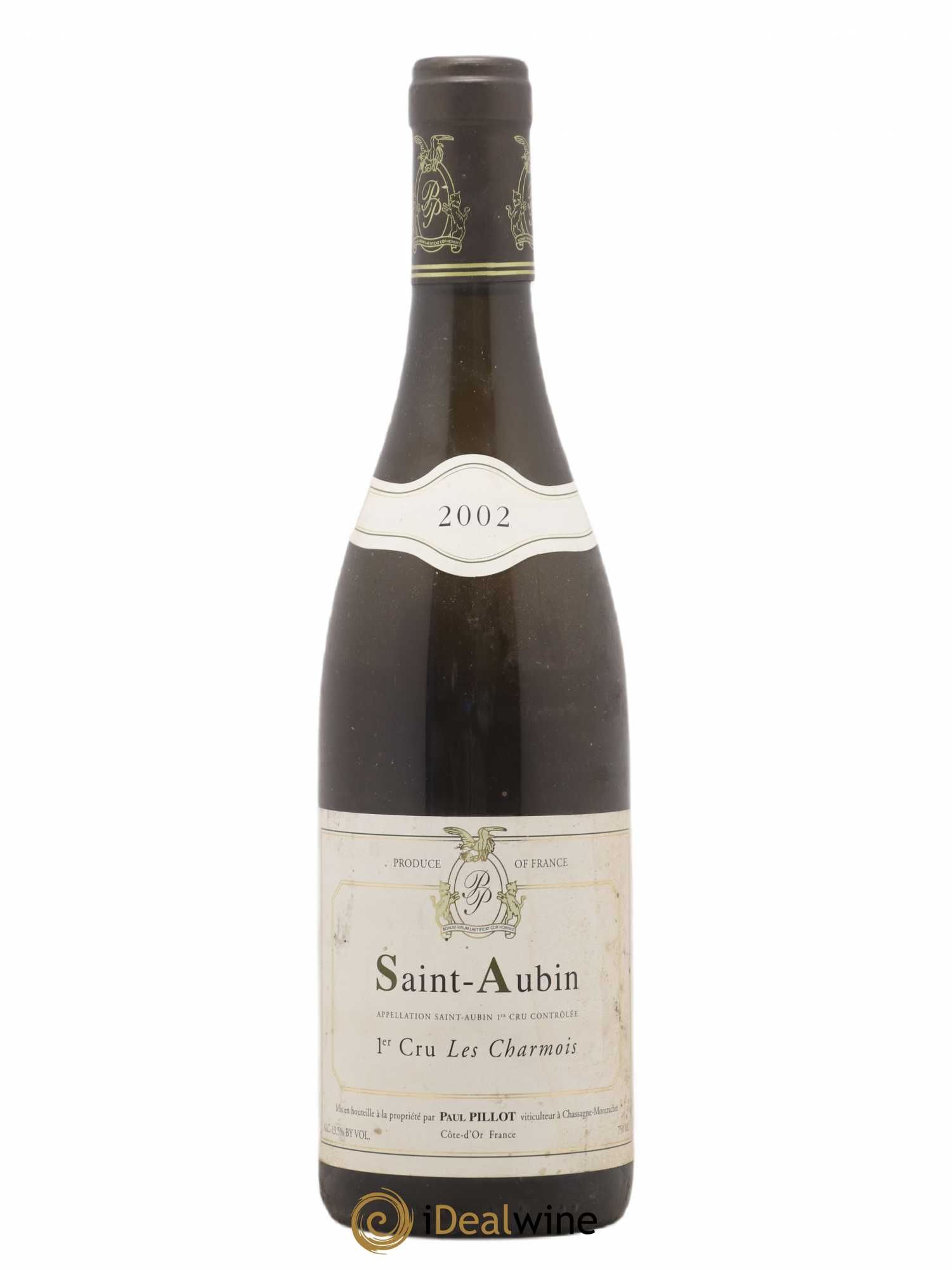 Saint-Aubin 1er Cru Les Charmois Paul Pillot (Domaine) 2002 - Lot de 1 bouteille - 0