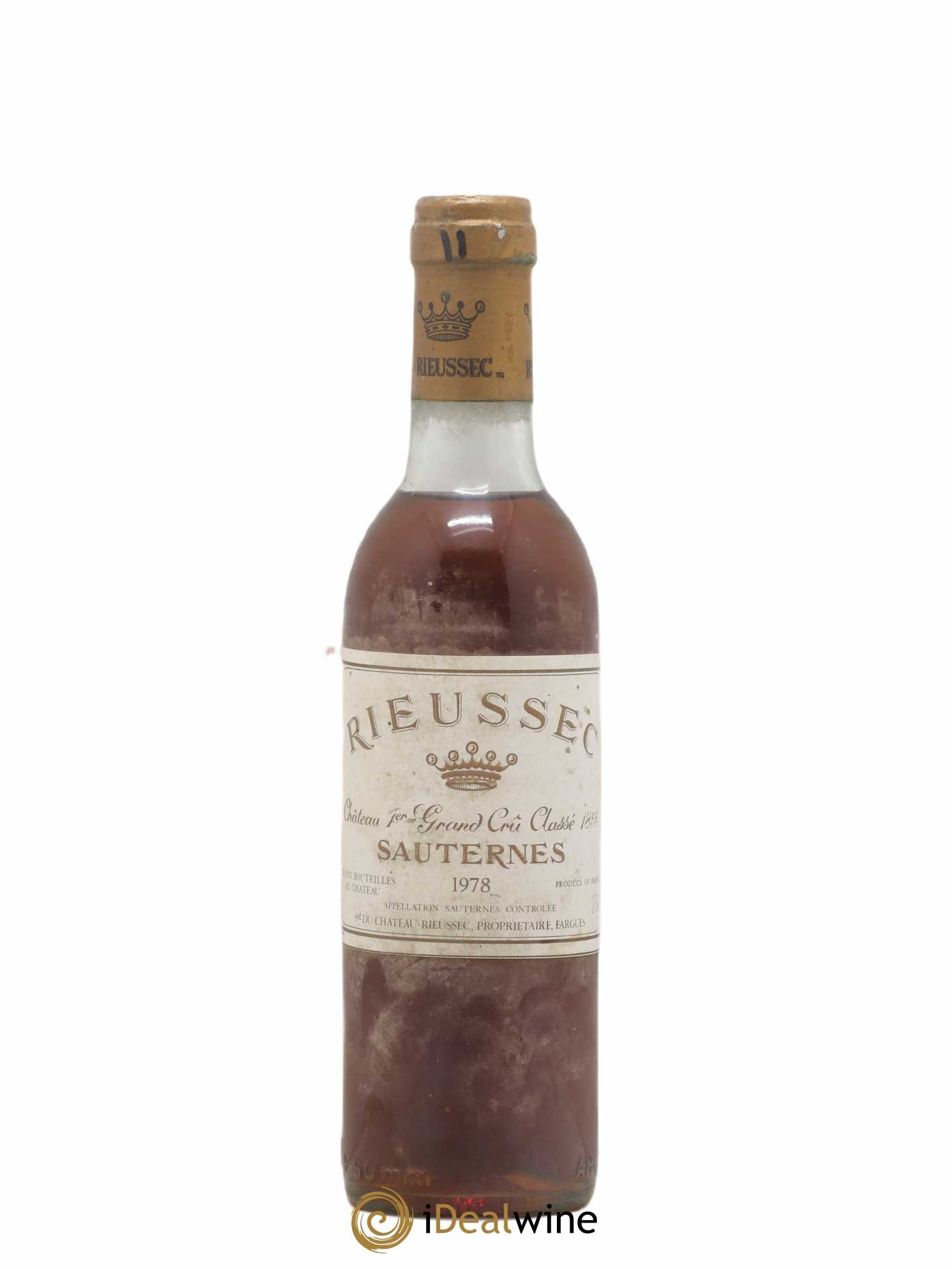 Château Rieussec 1er Grand Cru Classé 1978 - Posten von 1 Demi-Flasche - 0