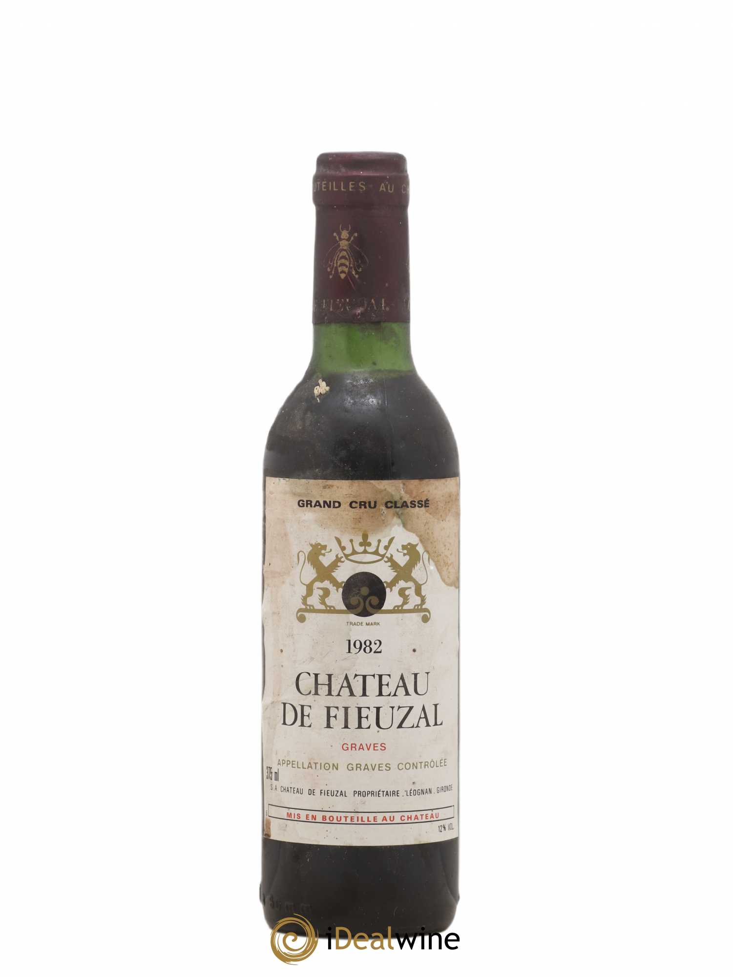 Château de Fieuzal Cru Classé de Graves 1982 - Lot de 1 demi bouteille - 0