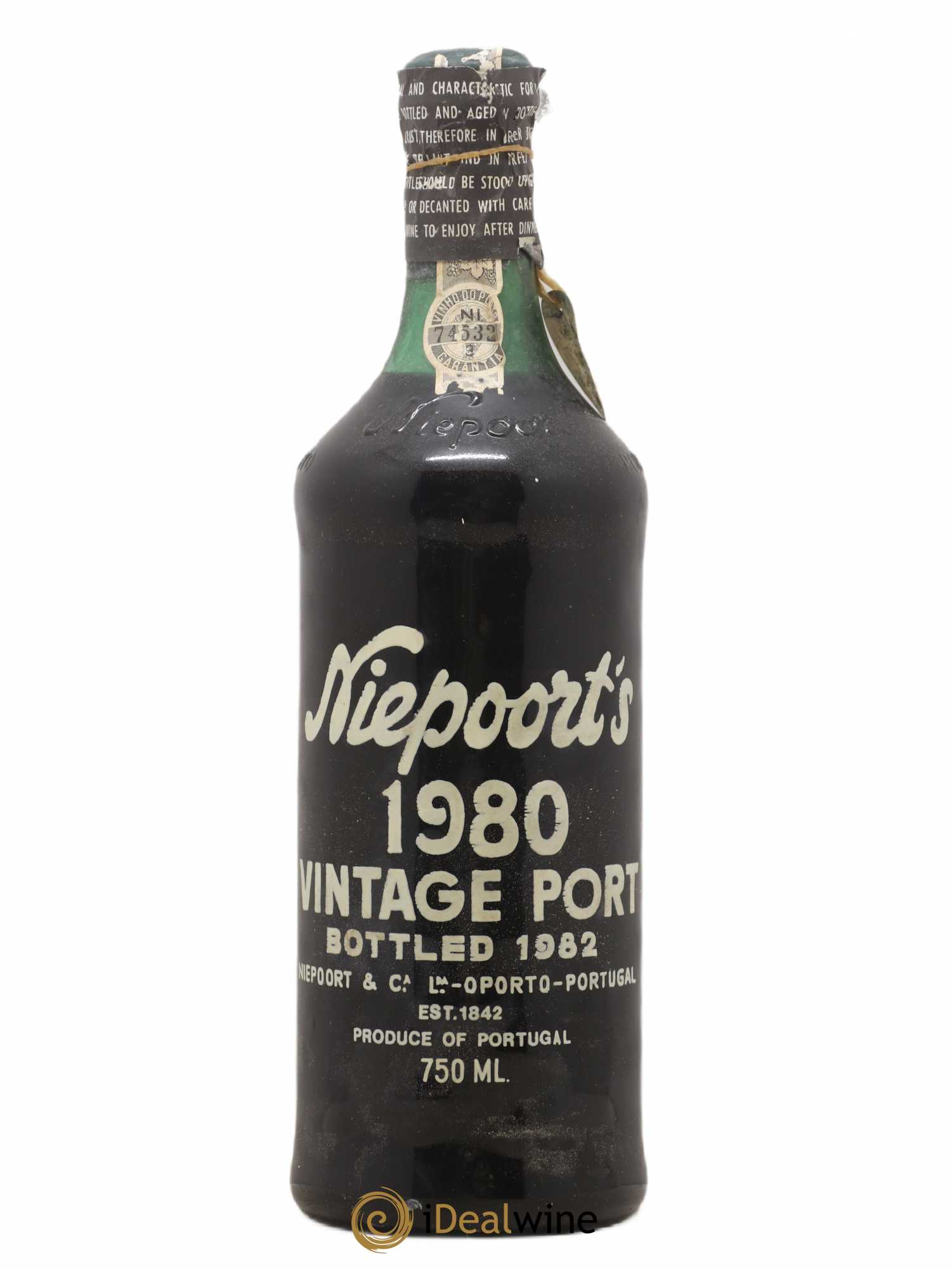 Porto Vintage Niepoort 1980 - Lot de 1 bouteille - 0