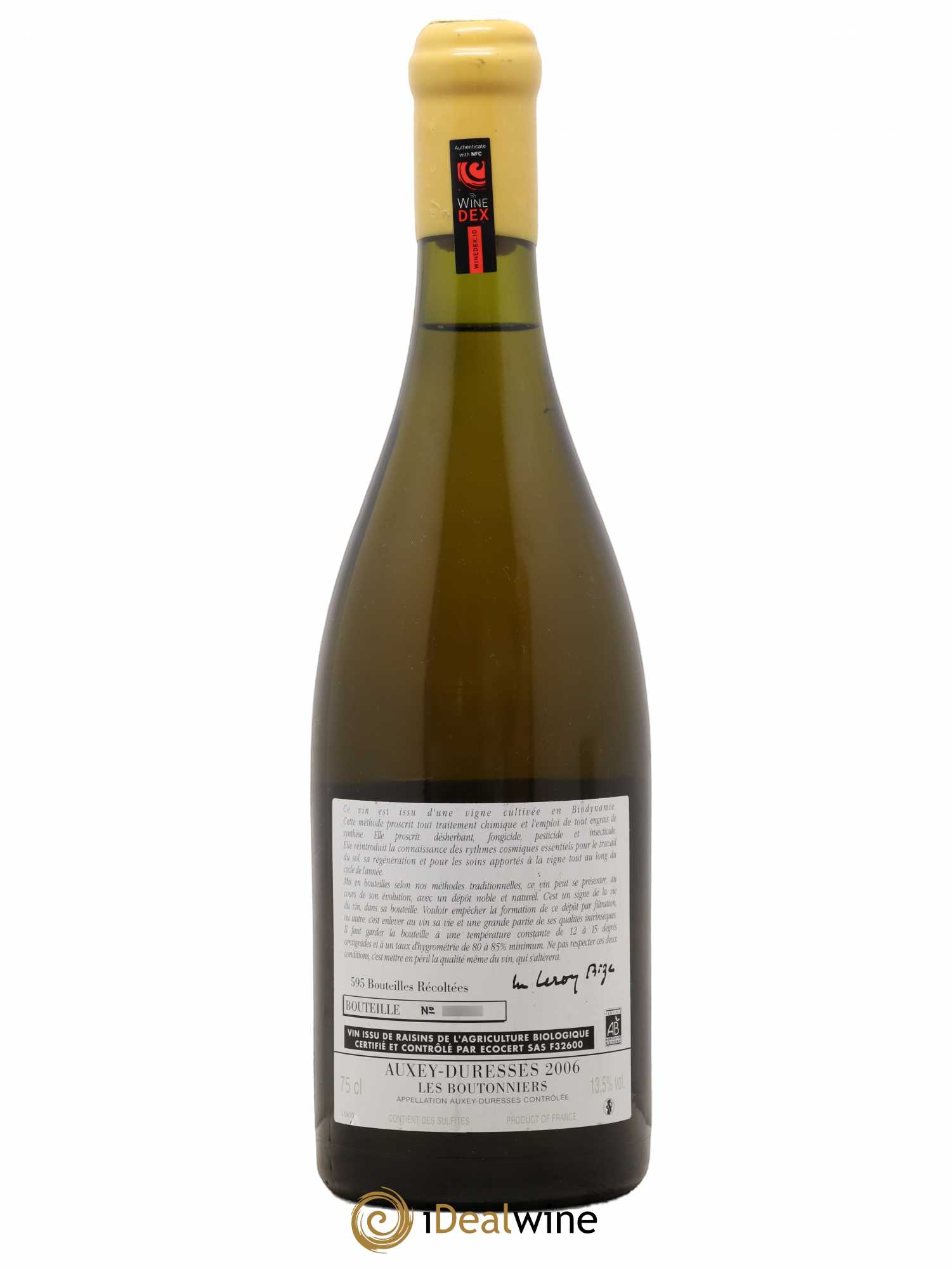 Auxey-Duresses Les Boutonniers d'Auvenay (Domaine) 2006 - Lot de 1 bouteille - 1