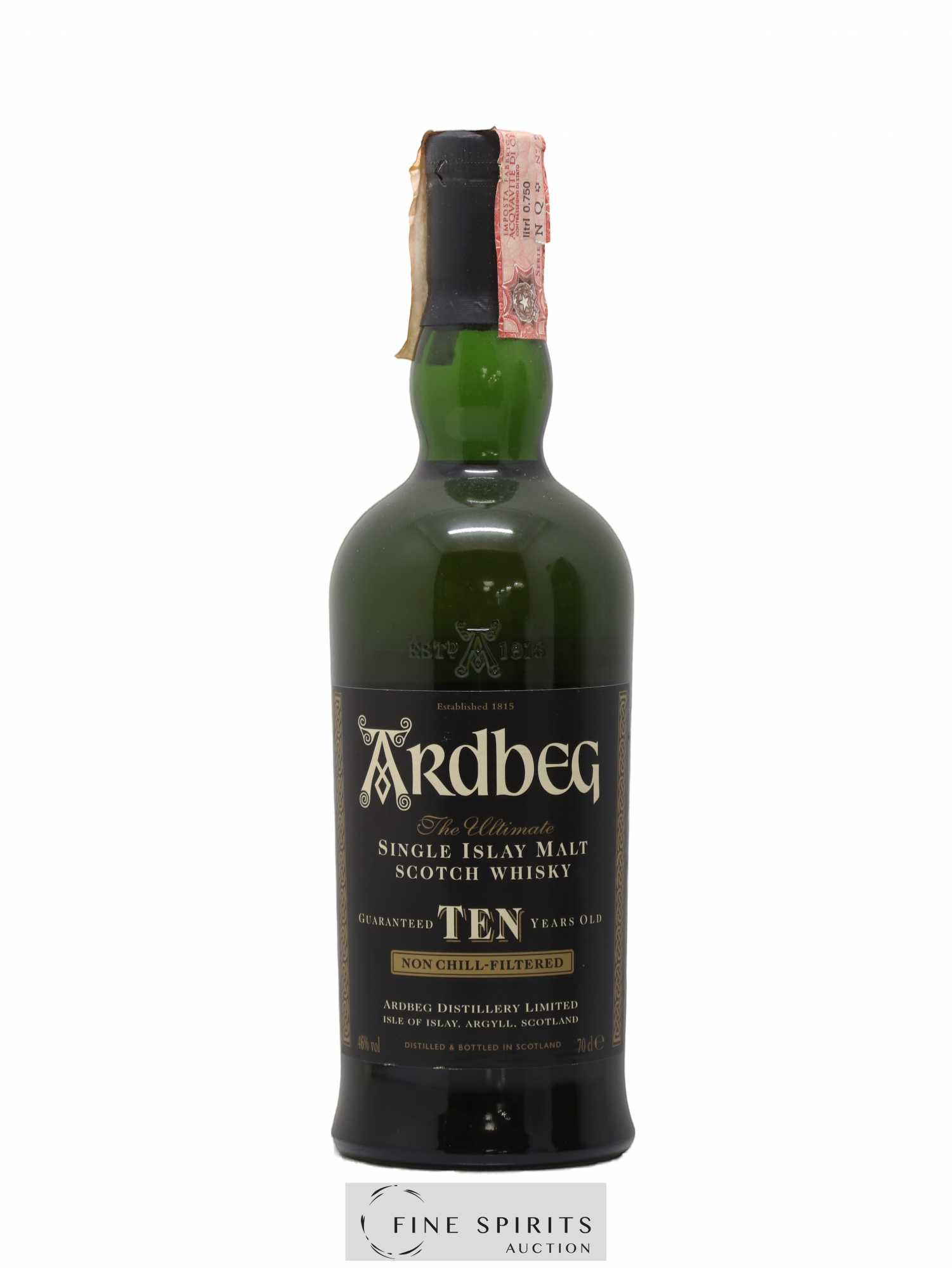 Ardbeg 10 years Of. Guaranted Ten Years Old The Ultimate (70cl.) - Lot de 1 bouteille - 1