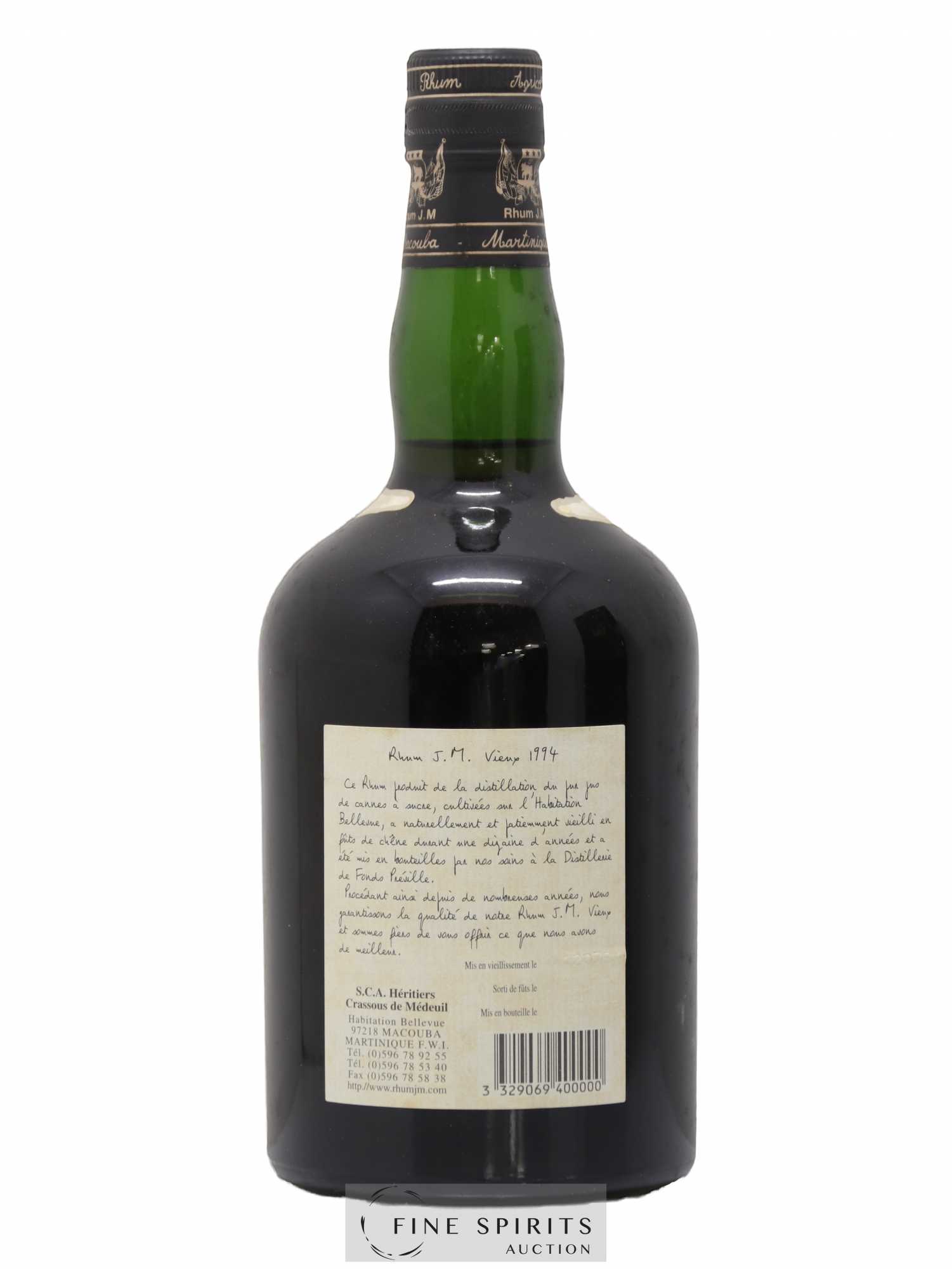 J.M 1994 Of. - Posten von 1 Flasche - 2