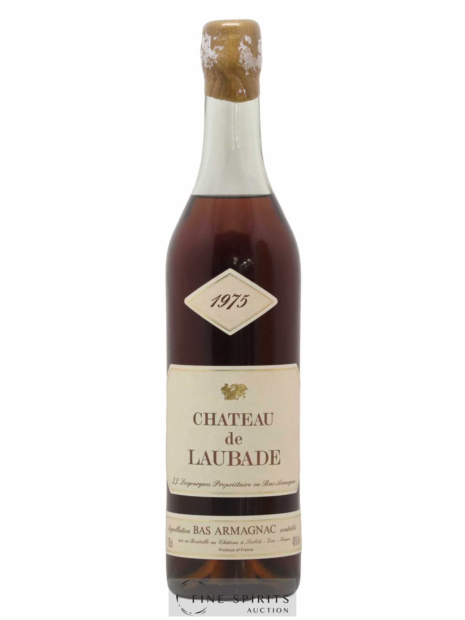 Château de Laubade 1975 Of. bottled 1990 - Lot de 1 bouteille - 1