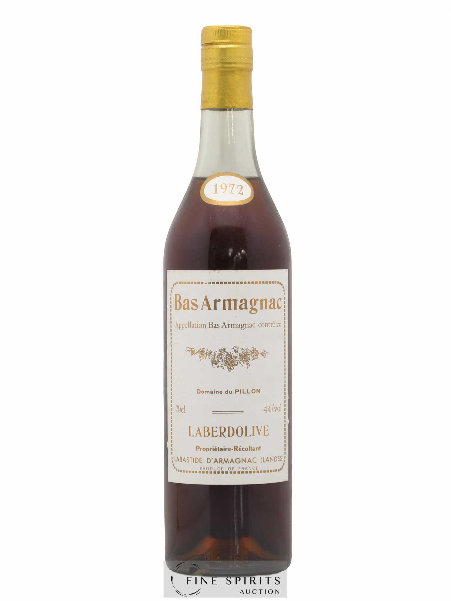Laberdolive 1972 Of. Domaine du Pillon - Posten von 1 Flasche - 0