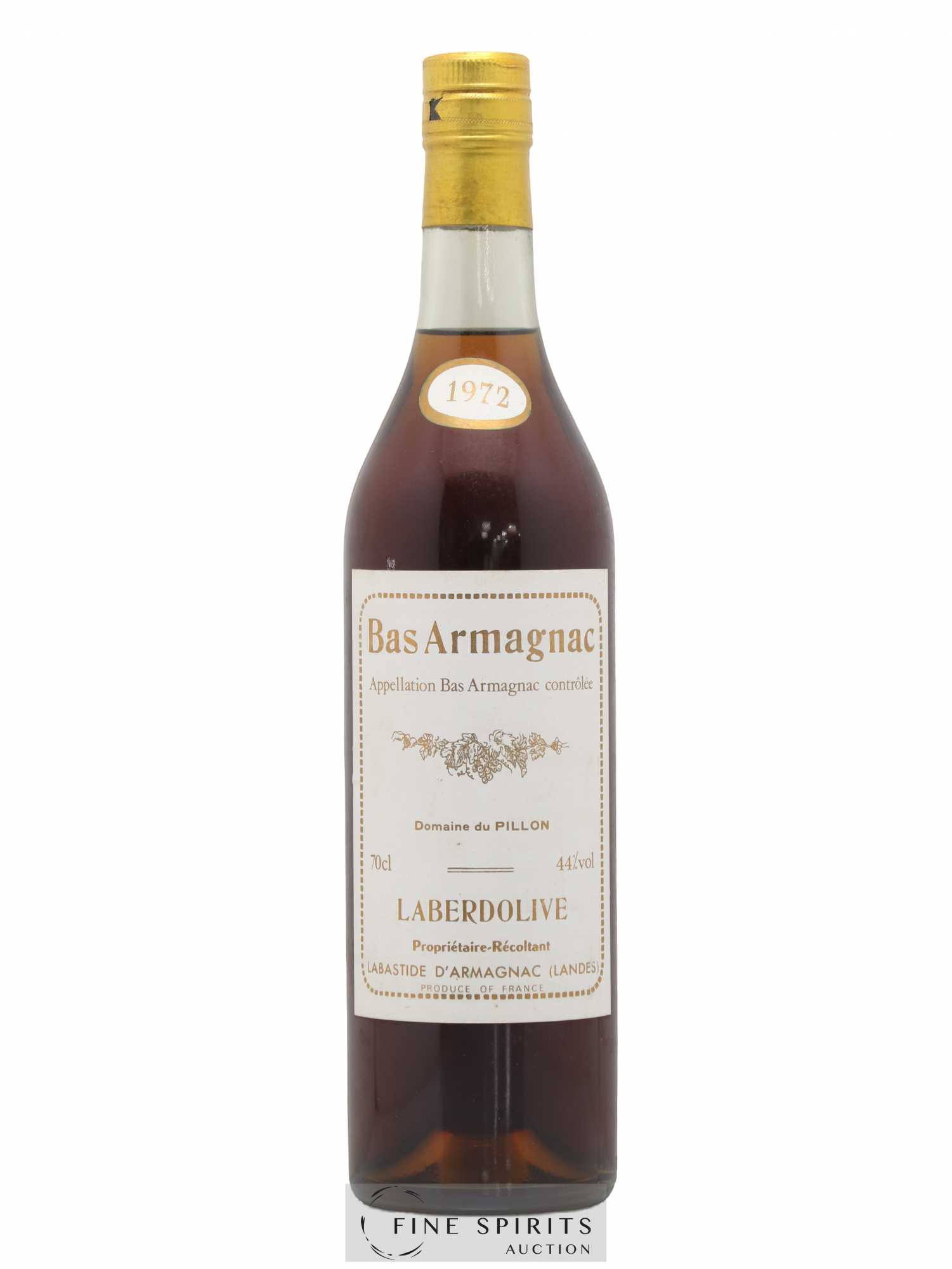 Laberdolive 1972 Of. Domaine du Pillon - Posten von 1 Flasche - 0