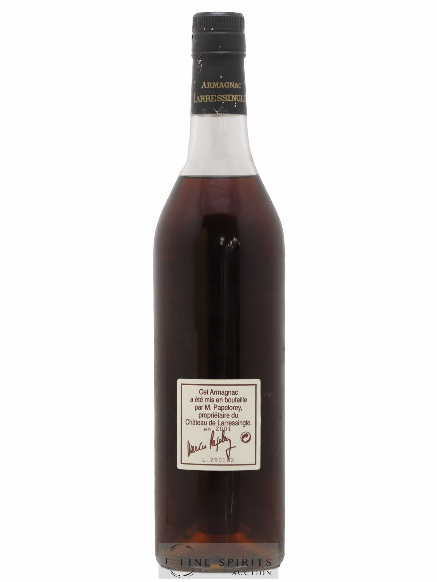 Larressingle 1976 Of. Très Vieil Armagnac bottled 2001 - Lot de 1 bouteille - 2