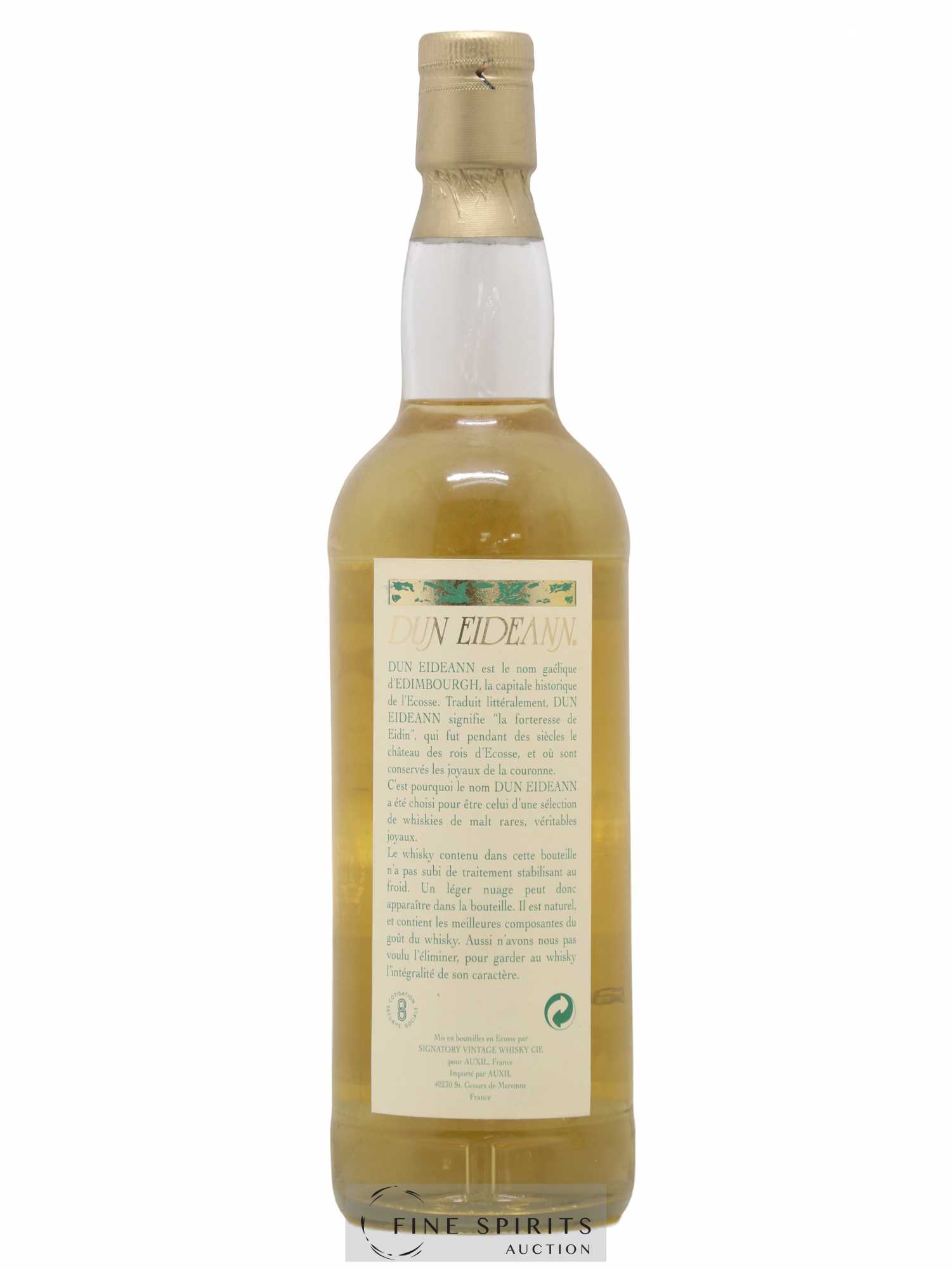 Craigellachie 1981 Signatory Vintage Dun Eideann Cask n°2177-2181 - One of 2100 - bottled 1996 - Lot de 1 bouteille - 2