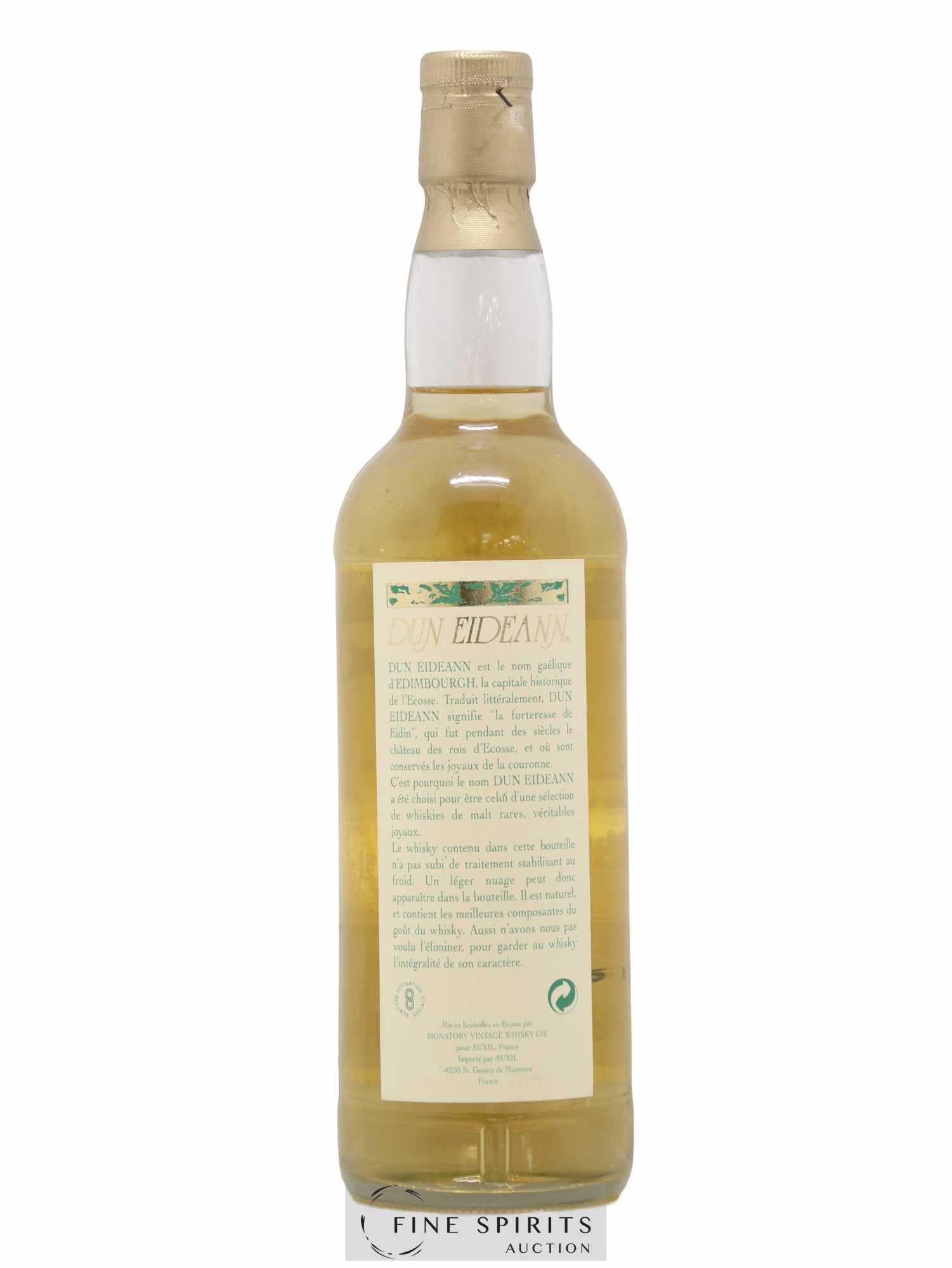 Craigellachie 1981 Signatory Vintage Dun Eideann Cask n°2177-2181 - One of 2100 - bottled 1996 - Lot de 1 bouteille - 2