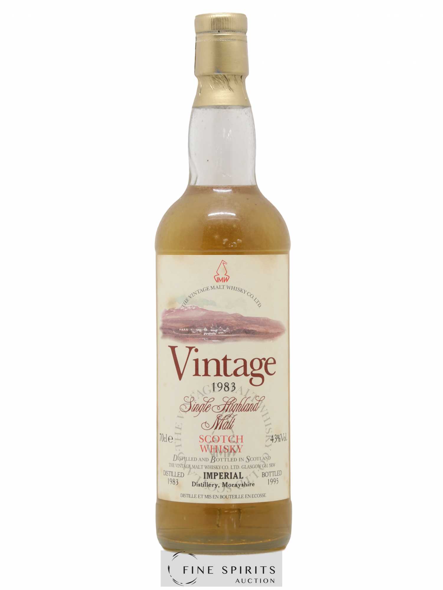Imperial 1983 The Vintage Malt Whisky Co. Ltd. bottled 1995 - Lot de 1 bouteille - 1
