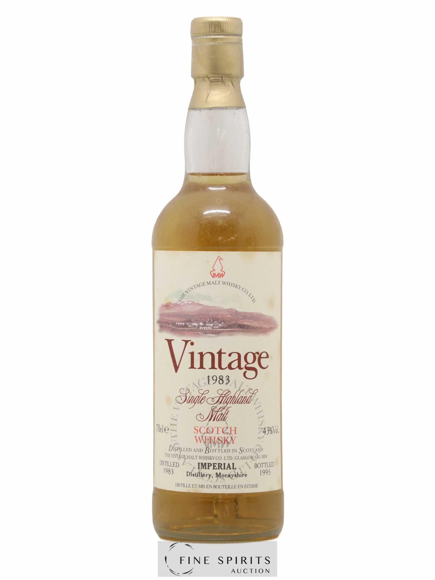 Imperial 1983 The Vintage Malt Whisky Co. Ltd. bottled 1995 - Lot de 1 bouteille - 1