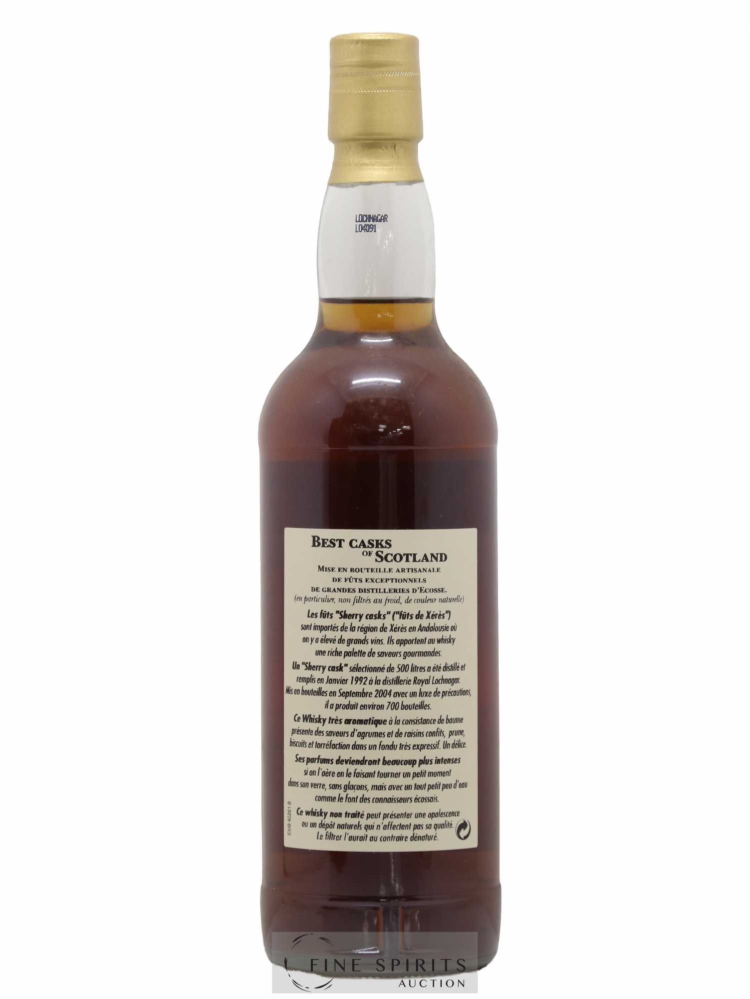 Royal Lochnagar 12 years 1992 Jean Boyer Sherry Casks Best Casks of Scotland - Lot de 1 bouteille - 2