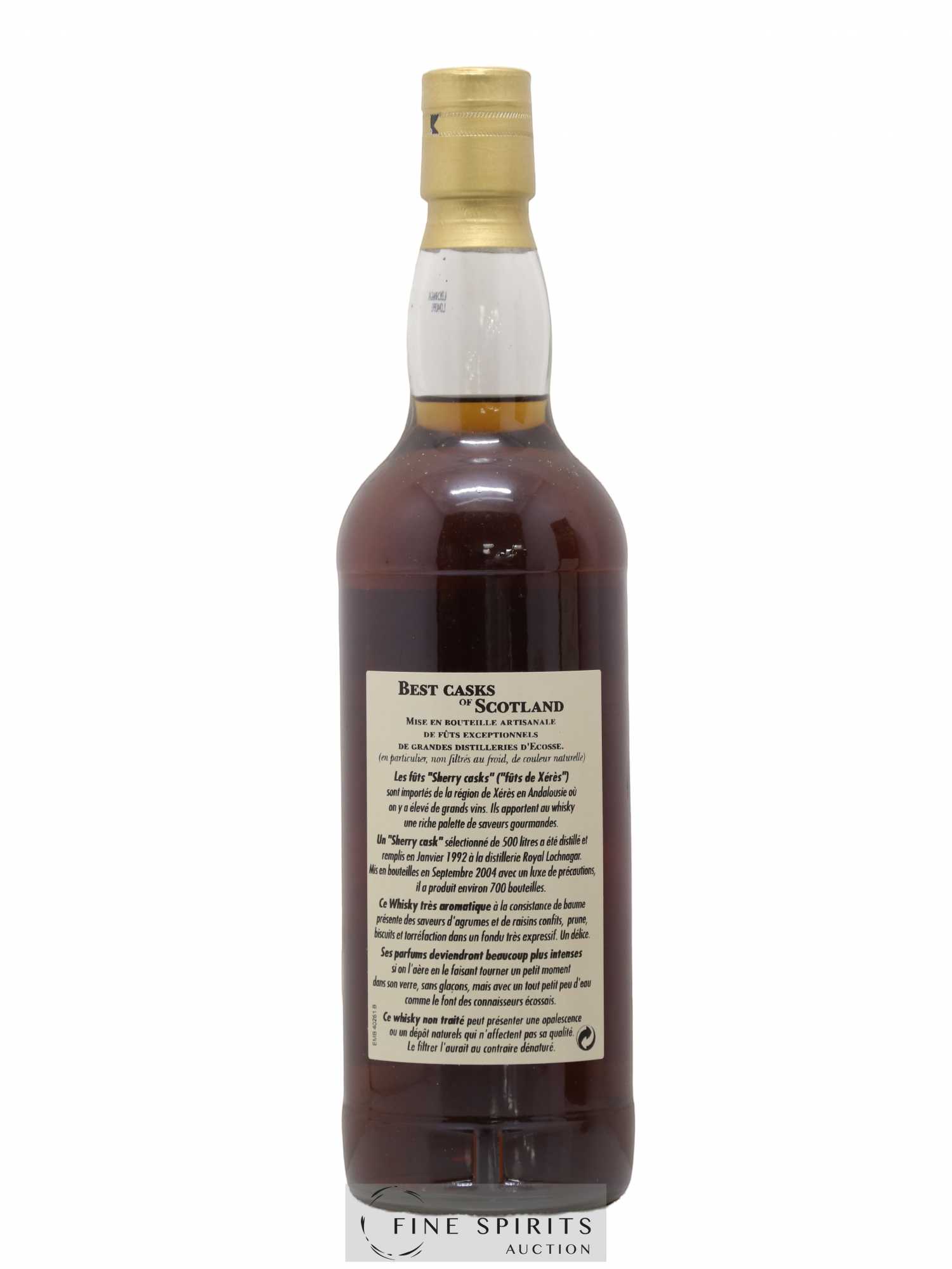 Royal Lochnagar 12 years 1992 Jean Boyer Sherry Casks Best Casks of Scotland - Lot de 1 bouteille - 2