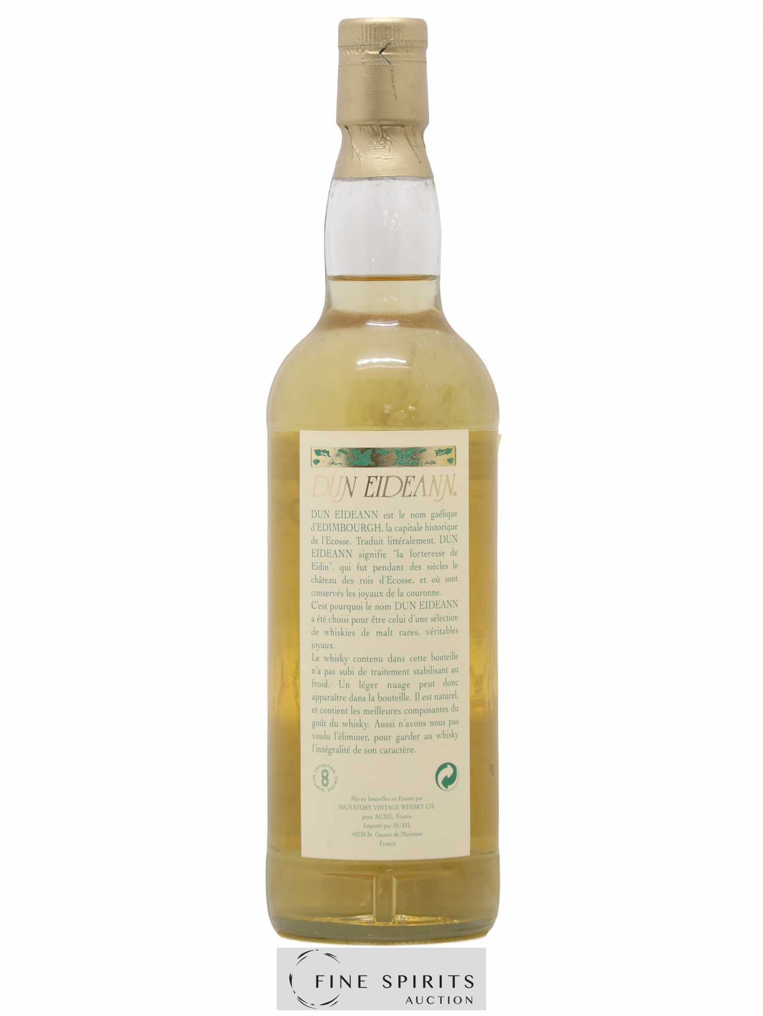 Craigellachie 1981 Signatory Vintage Dun Eideann Cask n°2177-2181 - One of 2100 - bottled 1996 - Lot de 1 bouteille - 2