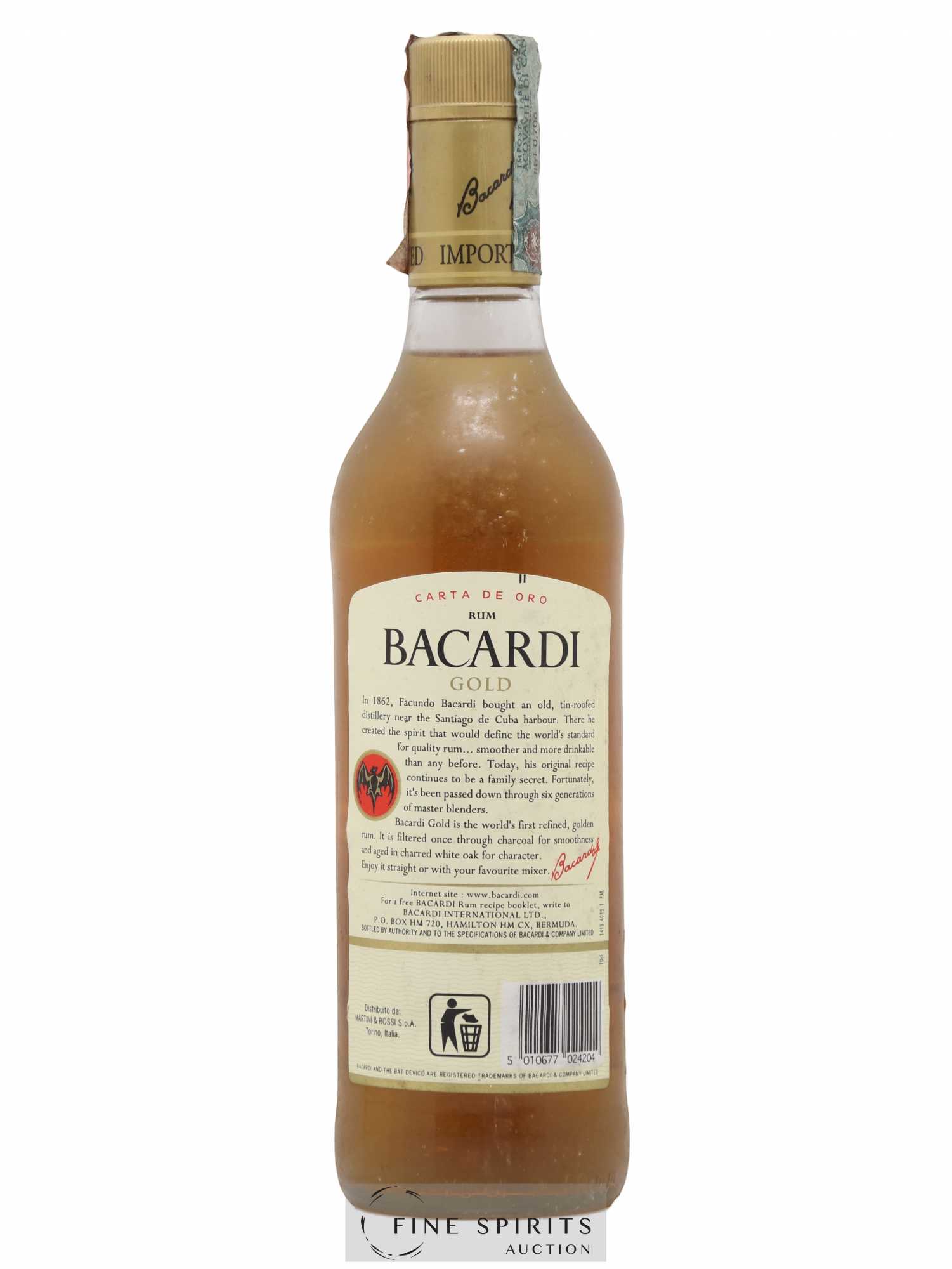 Bacardi Of. Superior - Lot de 1 bouteille - 1