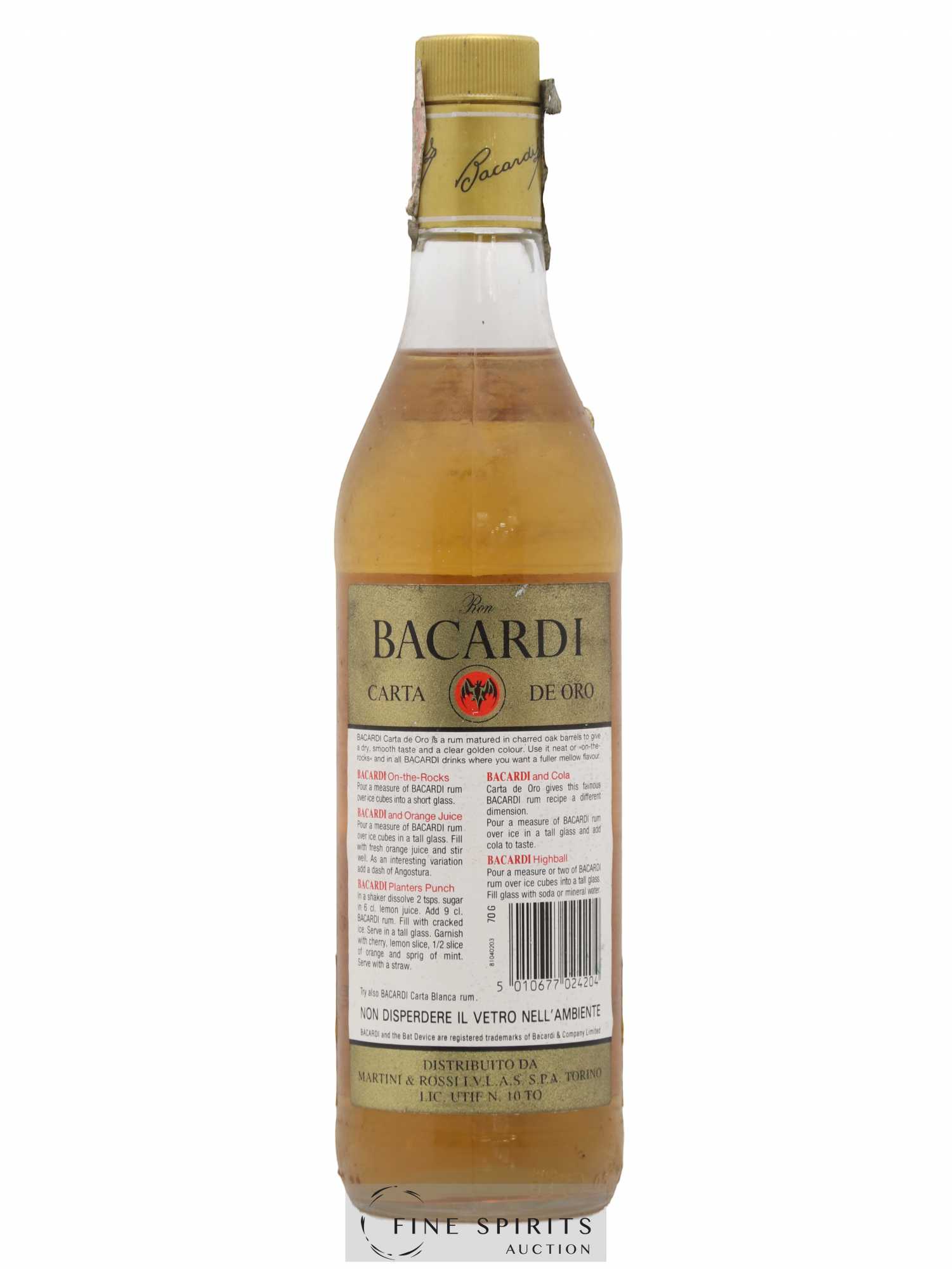 Bacardi Of. Superior - Posten von 1 Flasche - 1