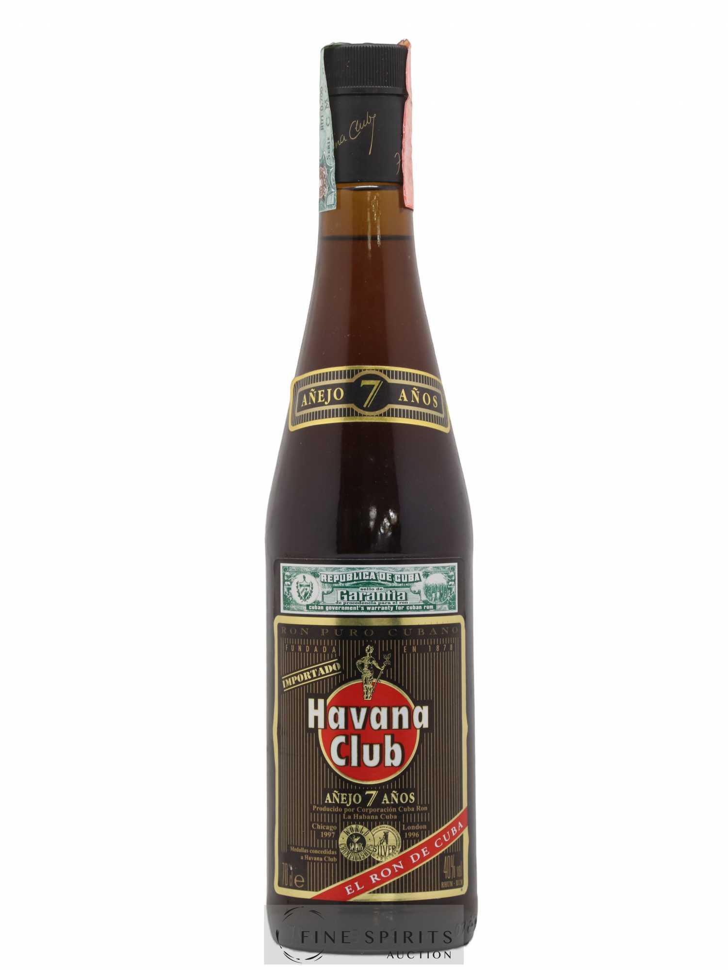 Havana Club 7 years Of. Anejo - Lot de 1 bouteille - 0