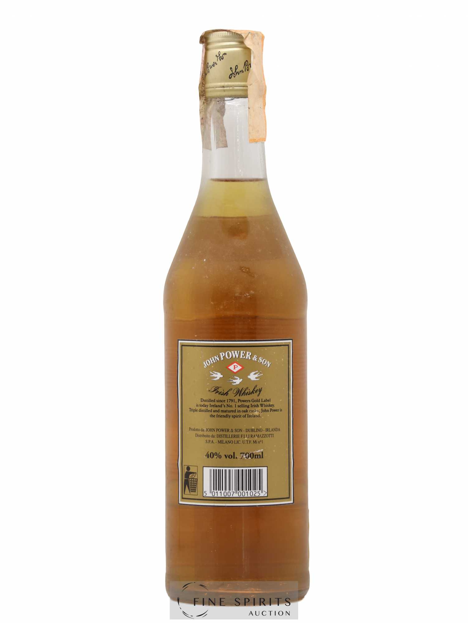 John Power & Son Of. Gold Label Ramazzotti Import - Lot de 1 bouteille - 1